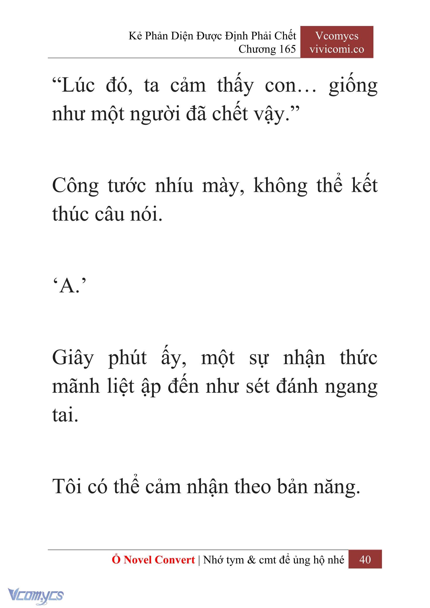[Novel] Kẻ Phản Diện Được Định Phải Chết Chap 165 - Trang 2