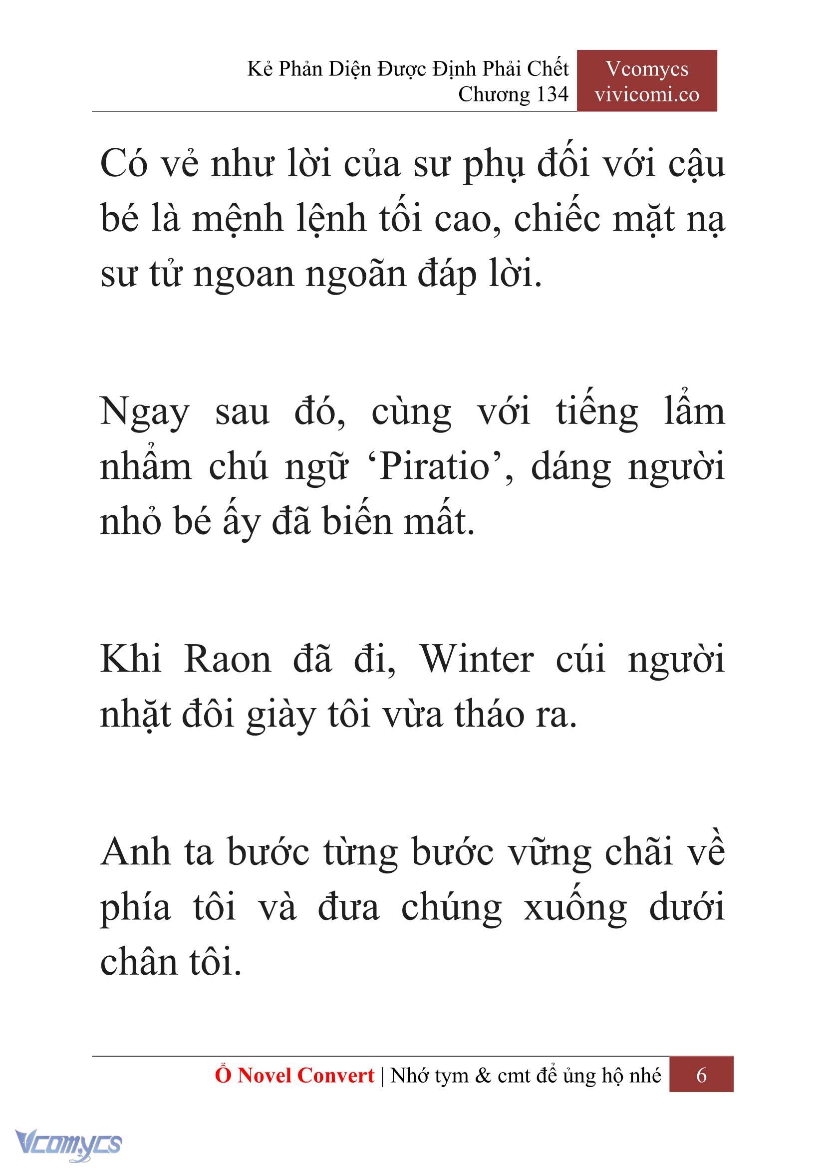 [Novel] Kẻ Phản Diện Được Định Phải Chết Chap 134 - Trang 2