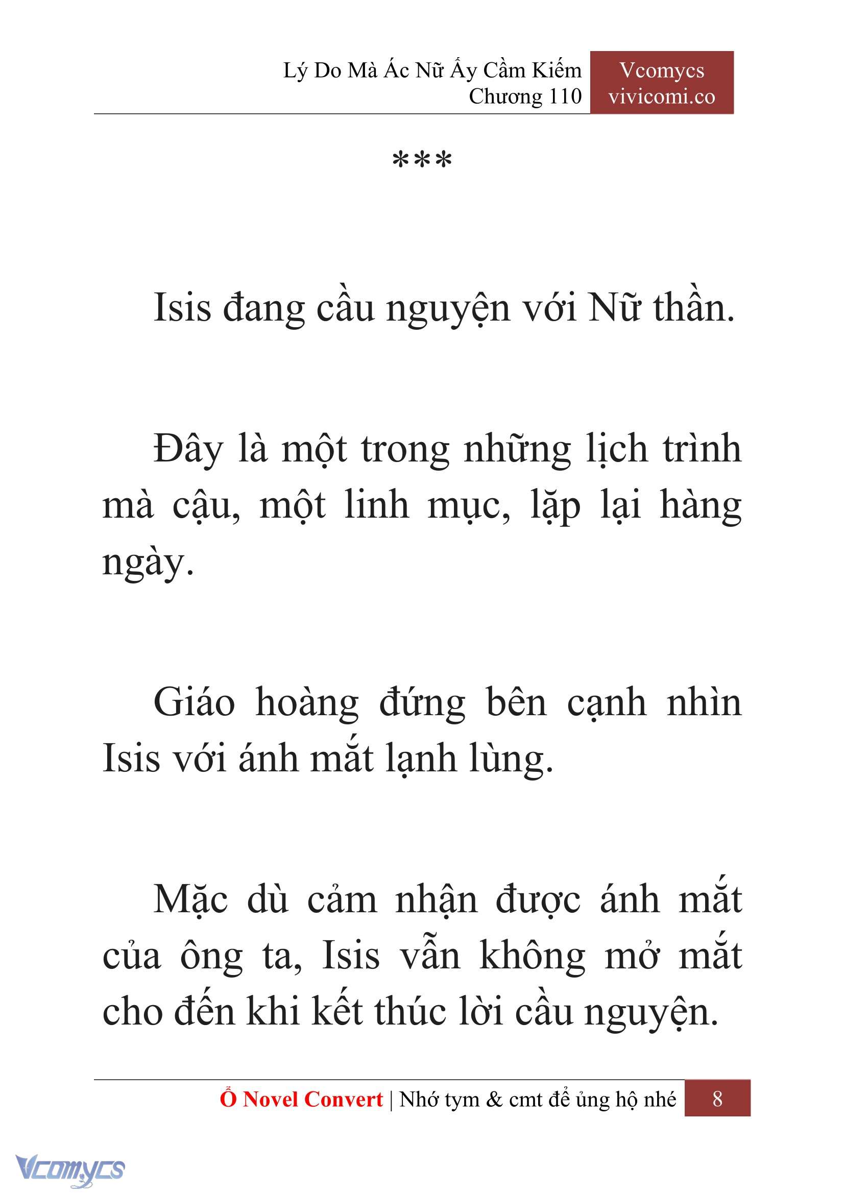 [Novel] Lý Do Mà Ác Nữ Ấy Cầm Kiếm Chap 110 - Next Chap 111