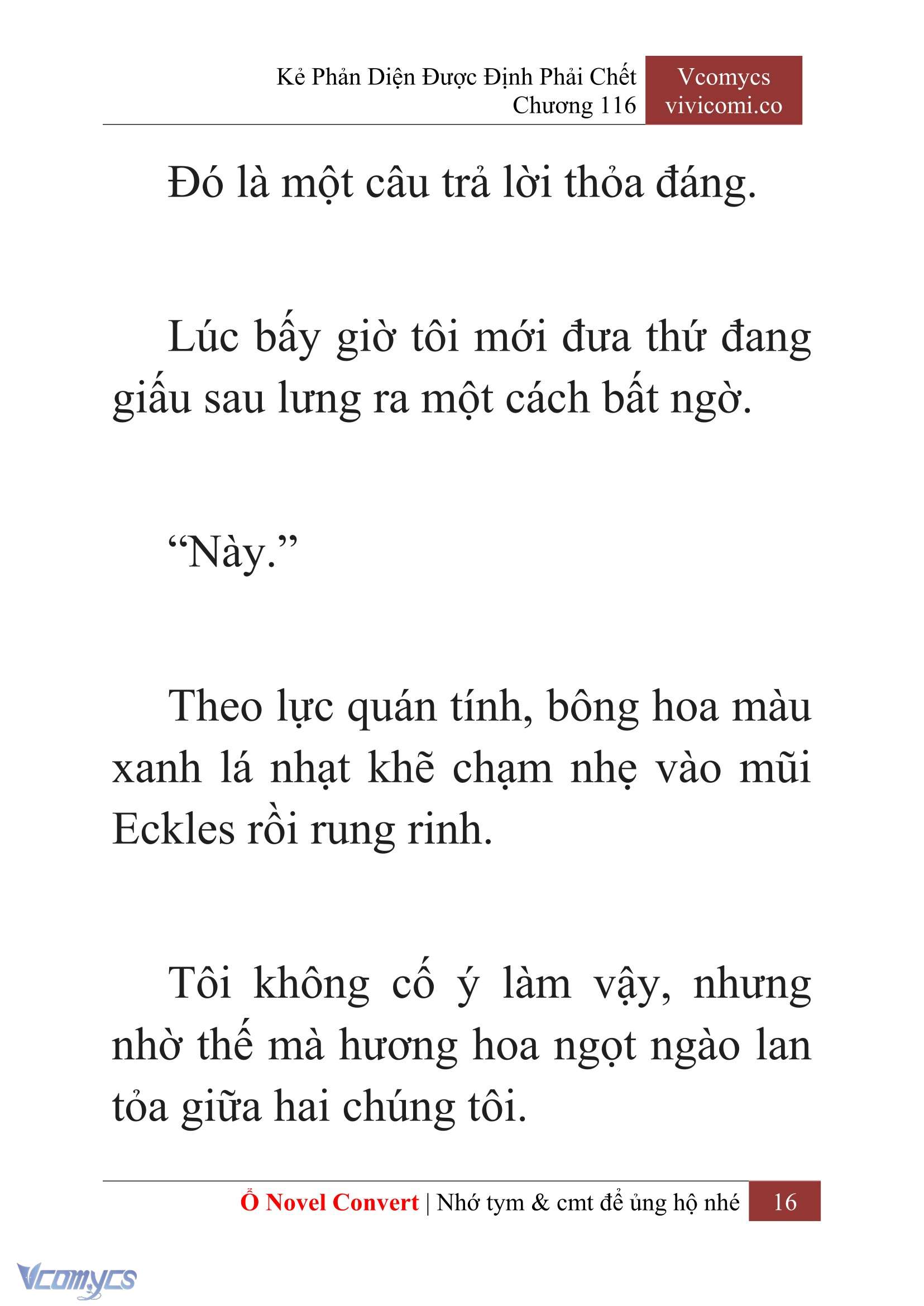[Novel] Kẻ Phản Diện Được Định Phải Chết Chap 116 - Trang 2