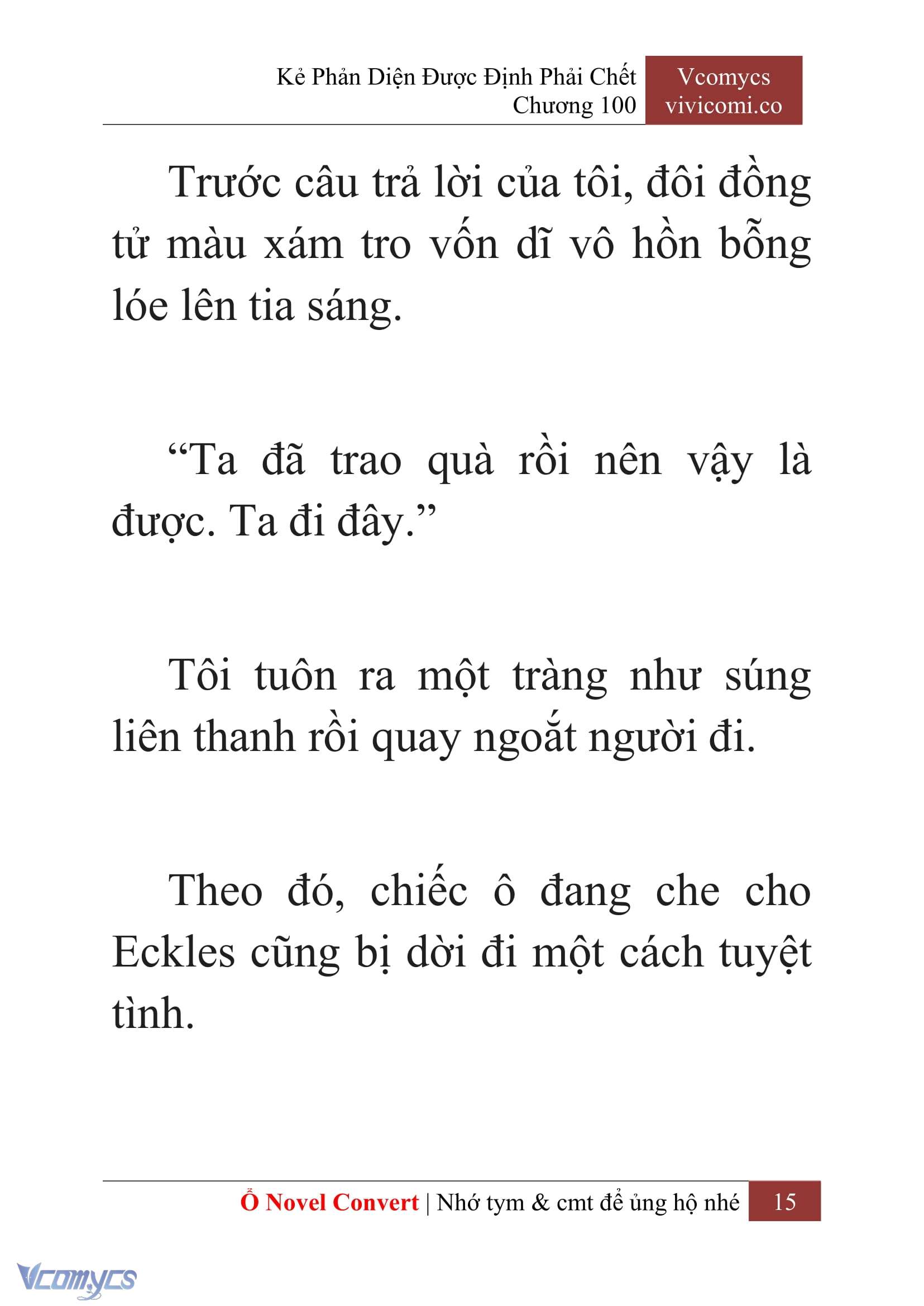 [Novel] Kẻ Phản Diện Được Định Phải Chết Chap 100 - Next Chap 101