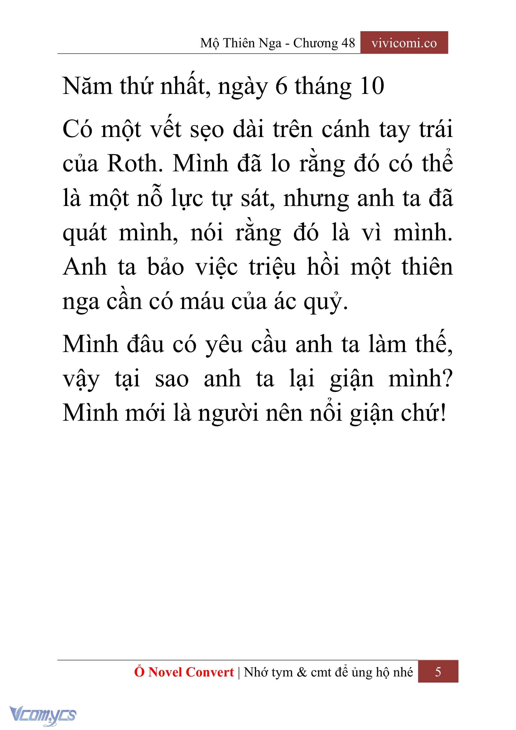 [Novel] Mộ Thiên Nga Chap 48 - Next Chap 49