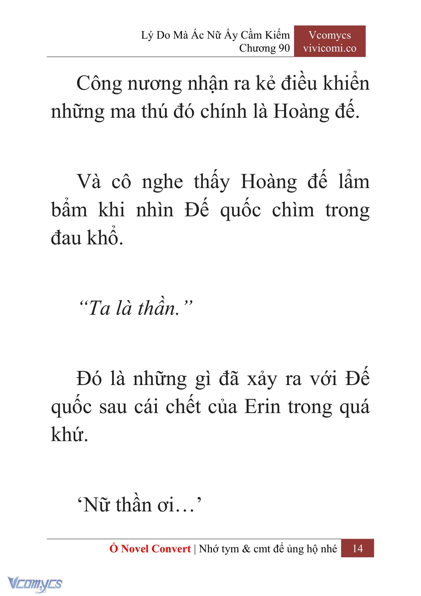 [Novel] Lý Do Mà Ác Nữ Ấy Cầm Kiếm Chap 90 - Next Chap 91