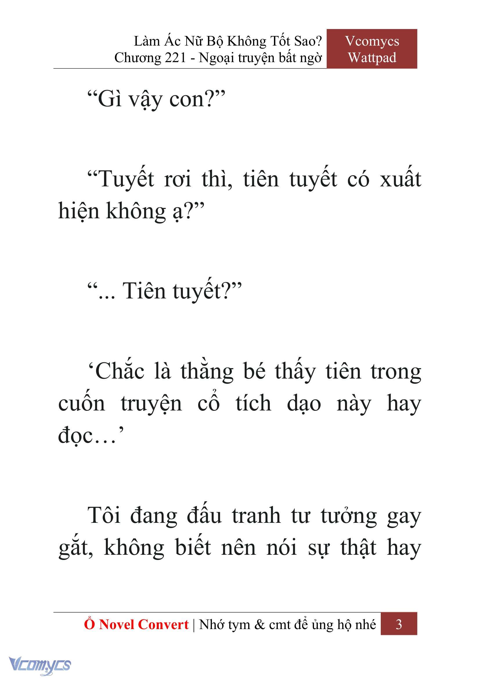 [Novel] Làm Ác Nữ Bộ Không Tốt Sao? Chap 221 - Trang 2