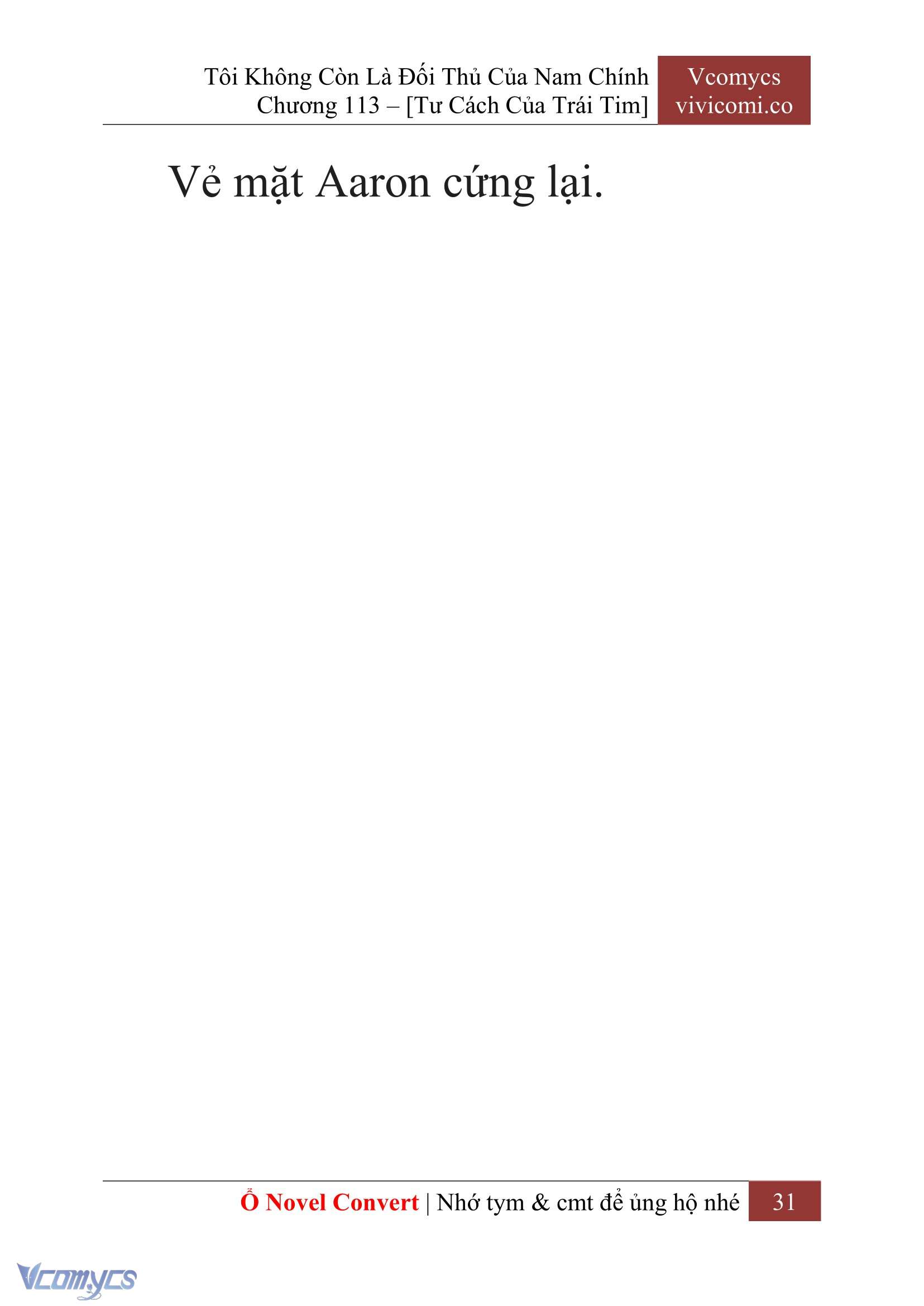 [Novel] Tôi Không Còn Là Đối Thủ Của Nam Chính Chap 113 - Trang 2