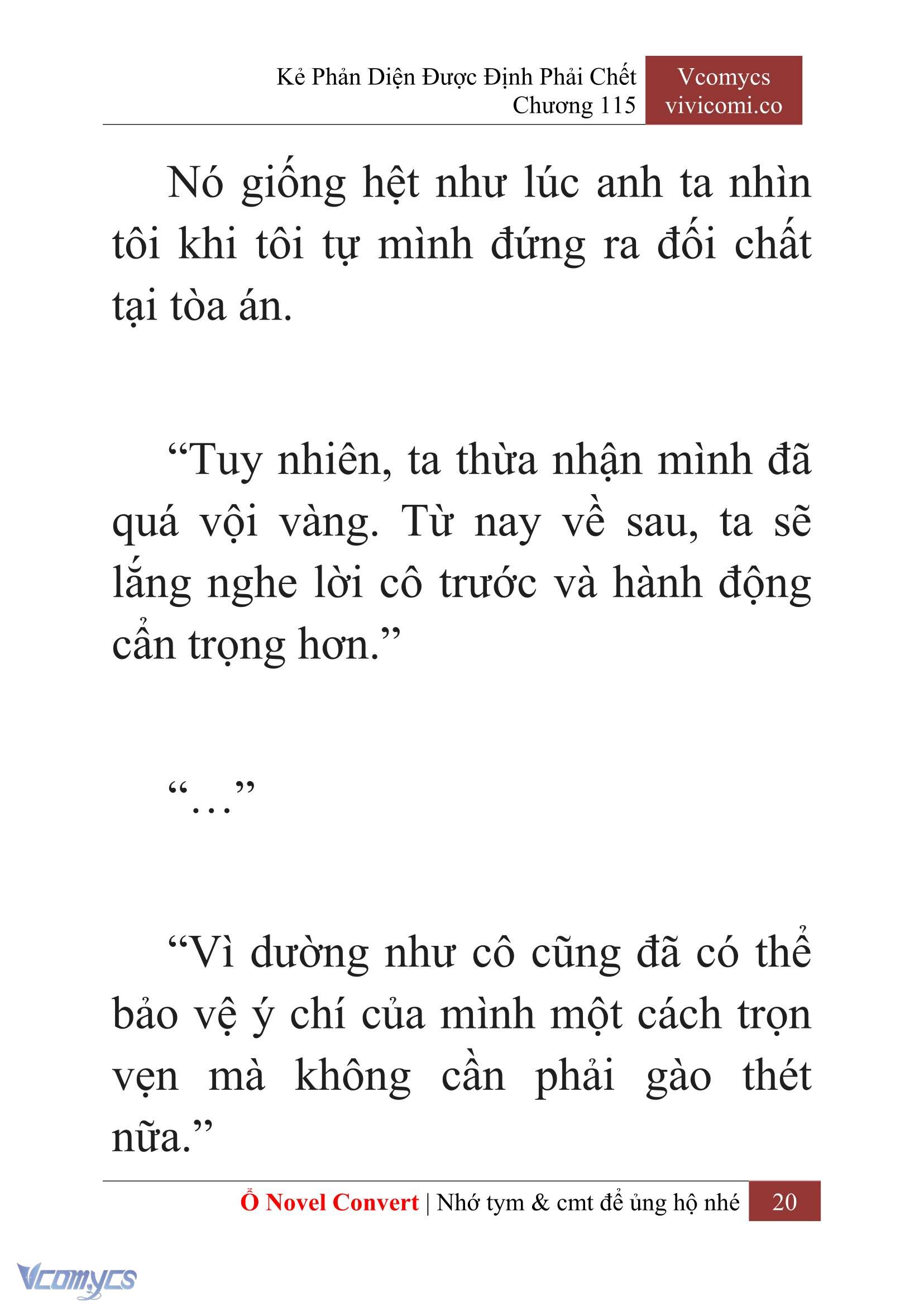 [Novel] Kẻ Phản Diện Được Định Phải Chết Chap 115 - Trang 2