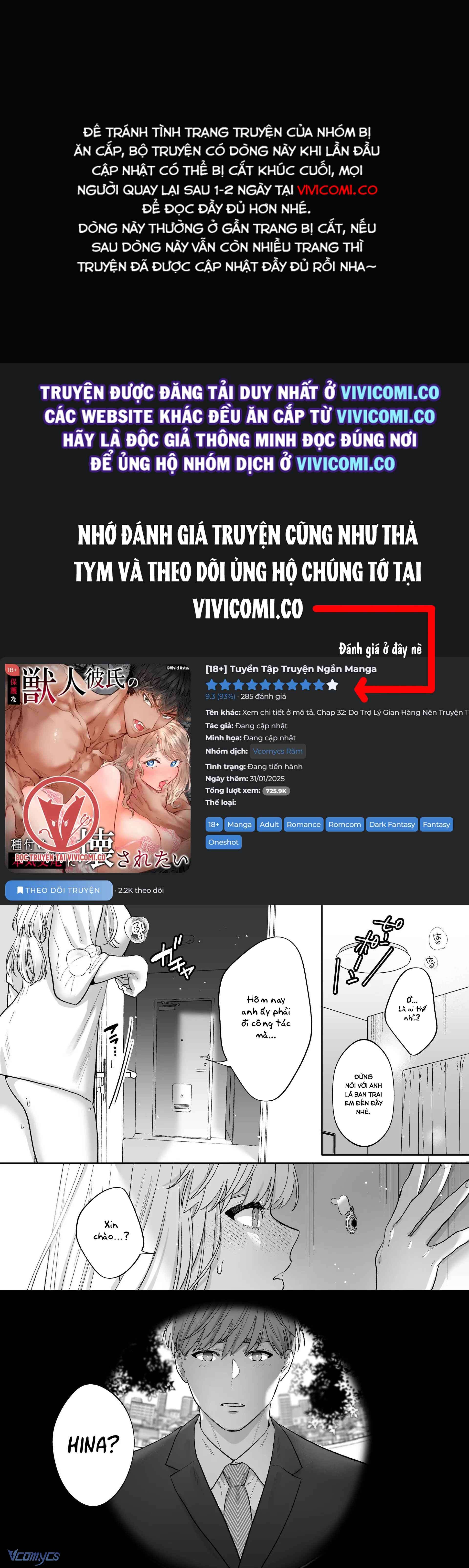 [18+] Tuyển Tập Truyện Ngắn Manga Chap 38.2 - Trang 2