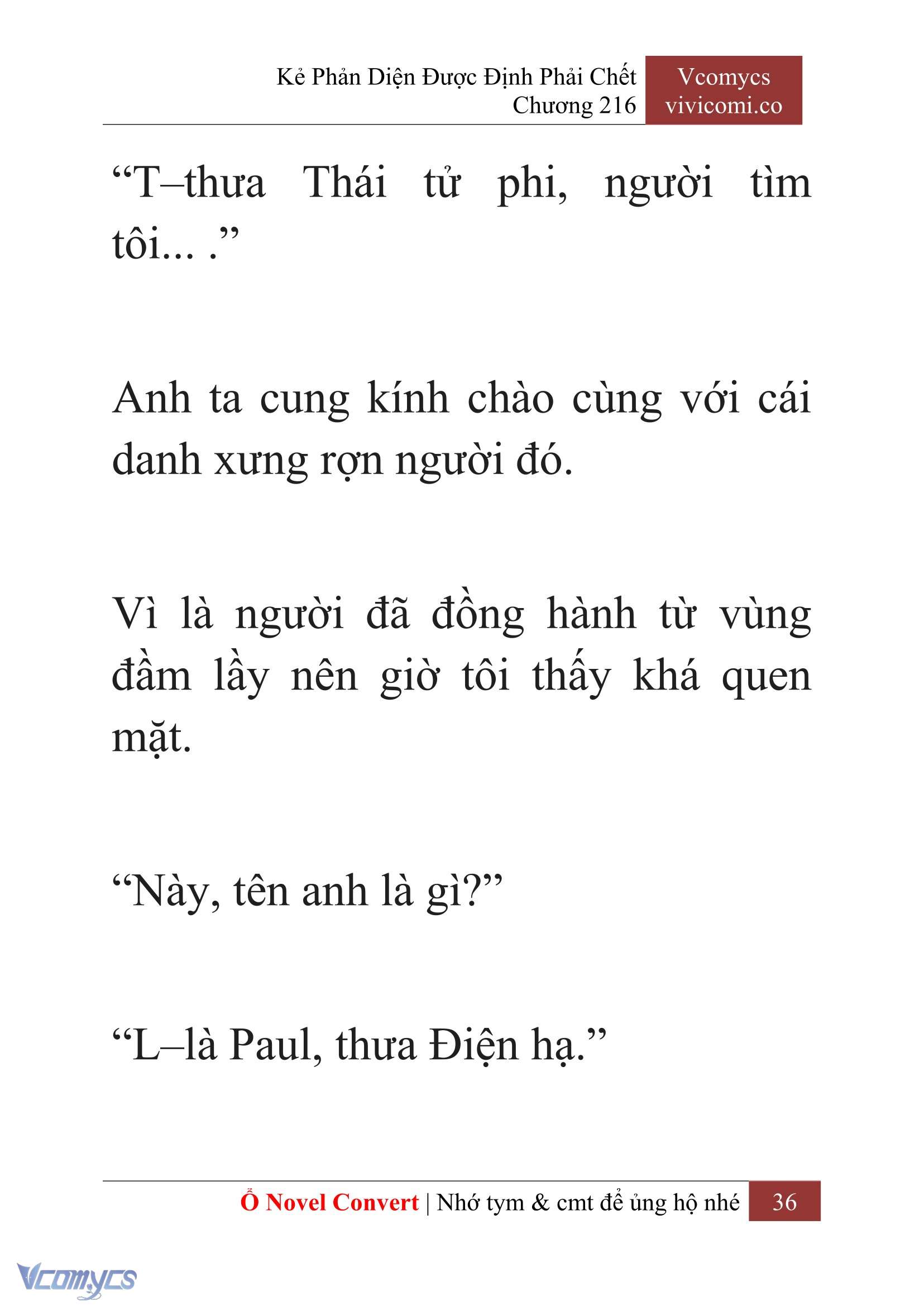 [Novel] Kẻ Phản Diện Được Định Phải Chết Chap 216 - Next Chap 217