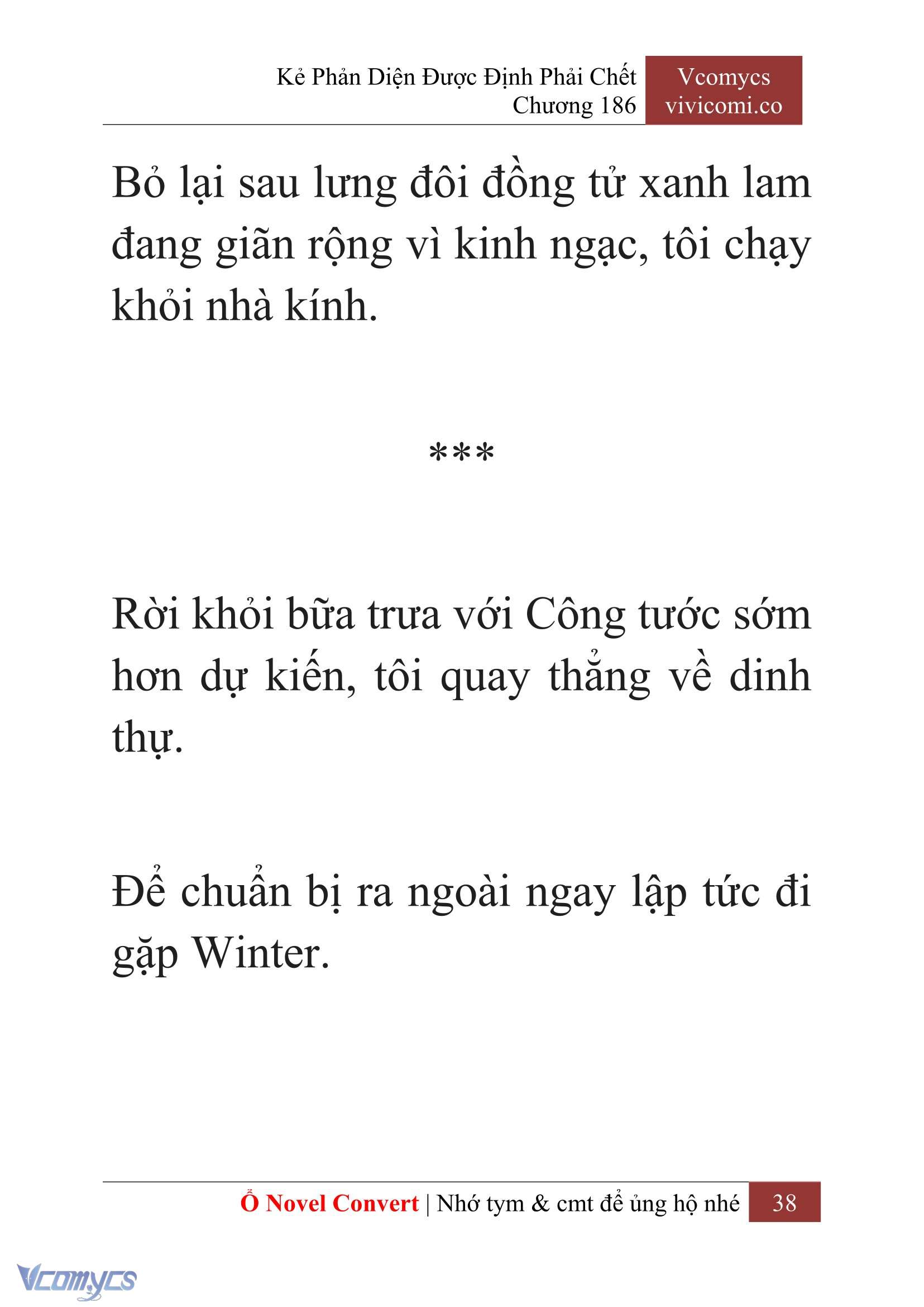 [Novel] Kẻ Phản Diện Được Định Phải Chết Chap 186 - Trang 2