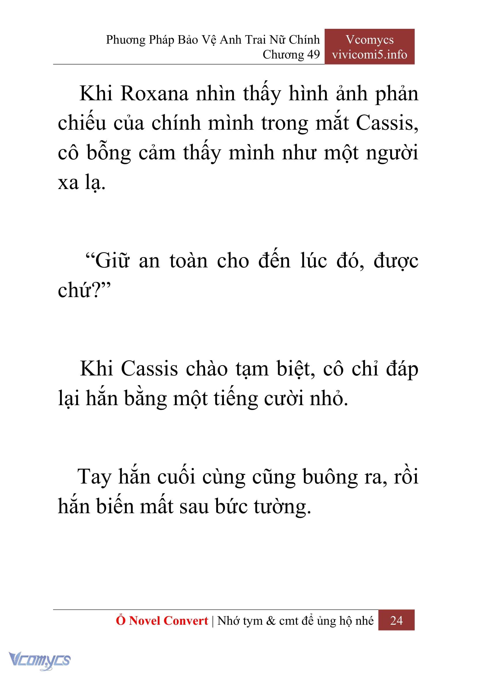 [Novel] Phương Pháp Bảo Vệ Anh Trai Nữ Chính Chap 49 - Trang 2