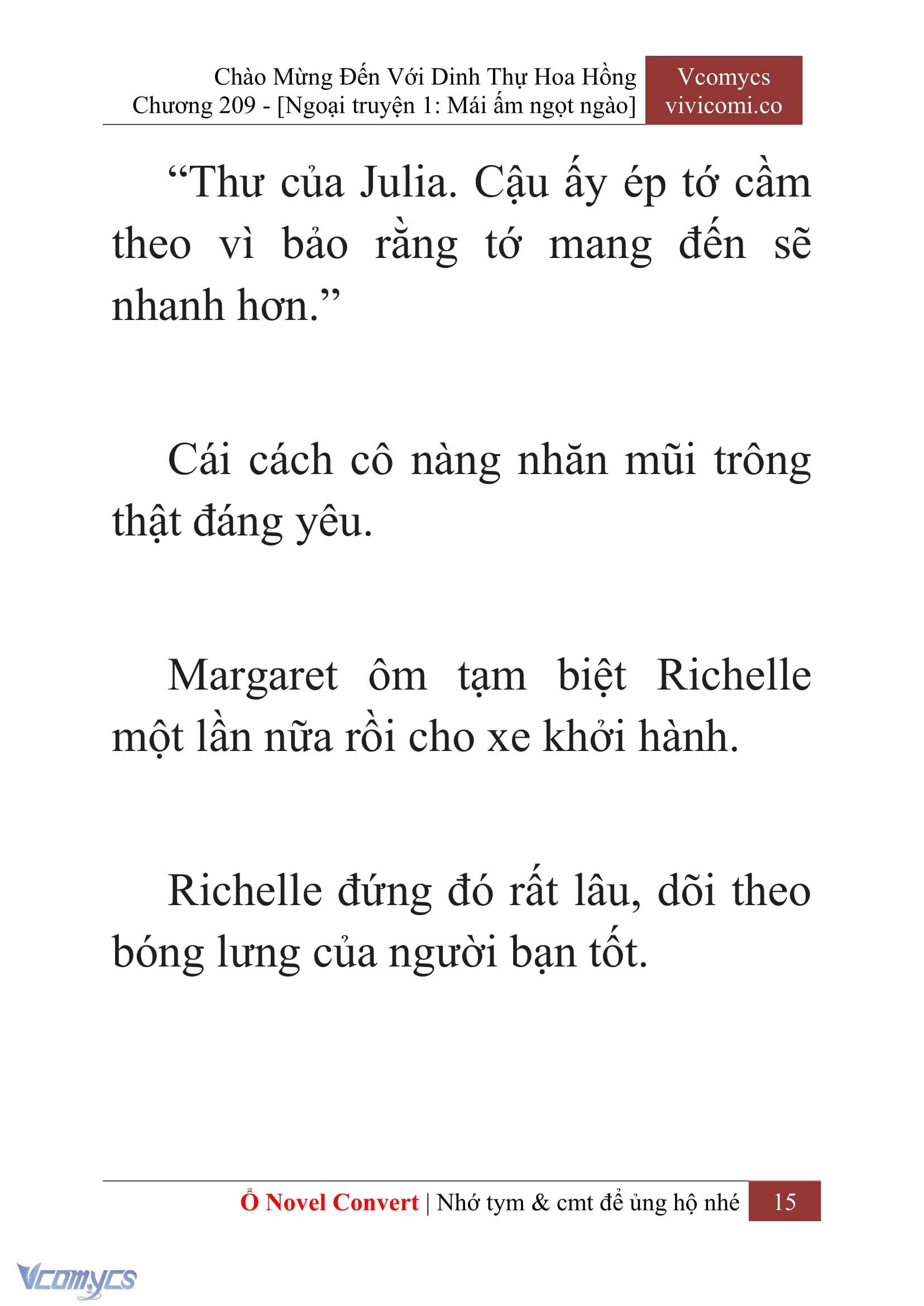 [Novel] Chào Mừng Đến Với Dinh Thự Hoa Hồng Chap 209 - Trang 2