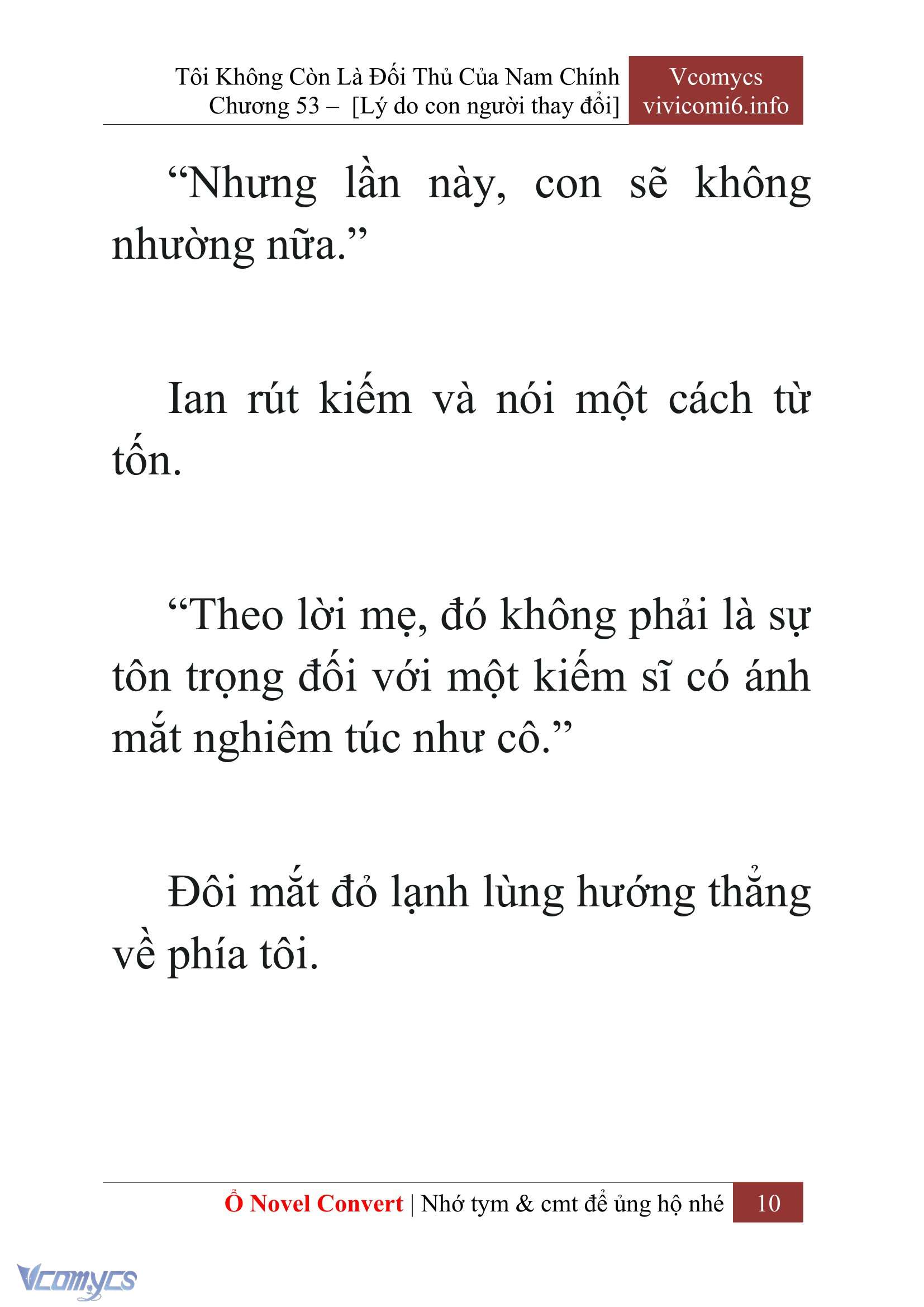 [Novel] Tôi Không Còn Là Đối Thủ Của Nam Chính Chap 53 - Trang 2
