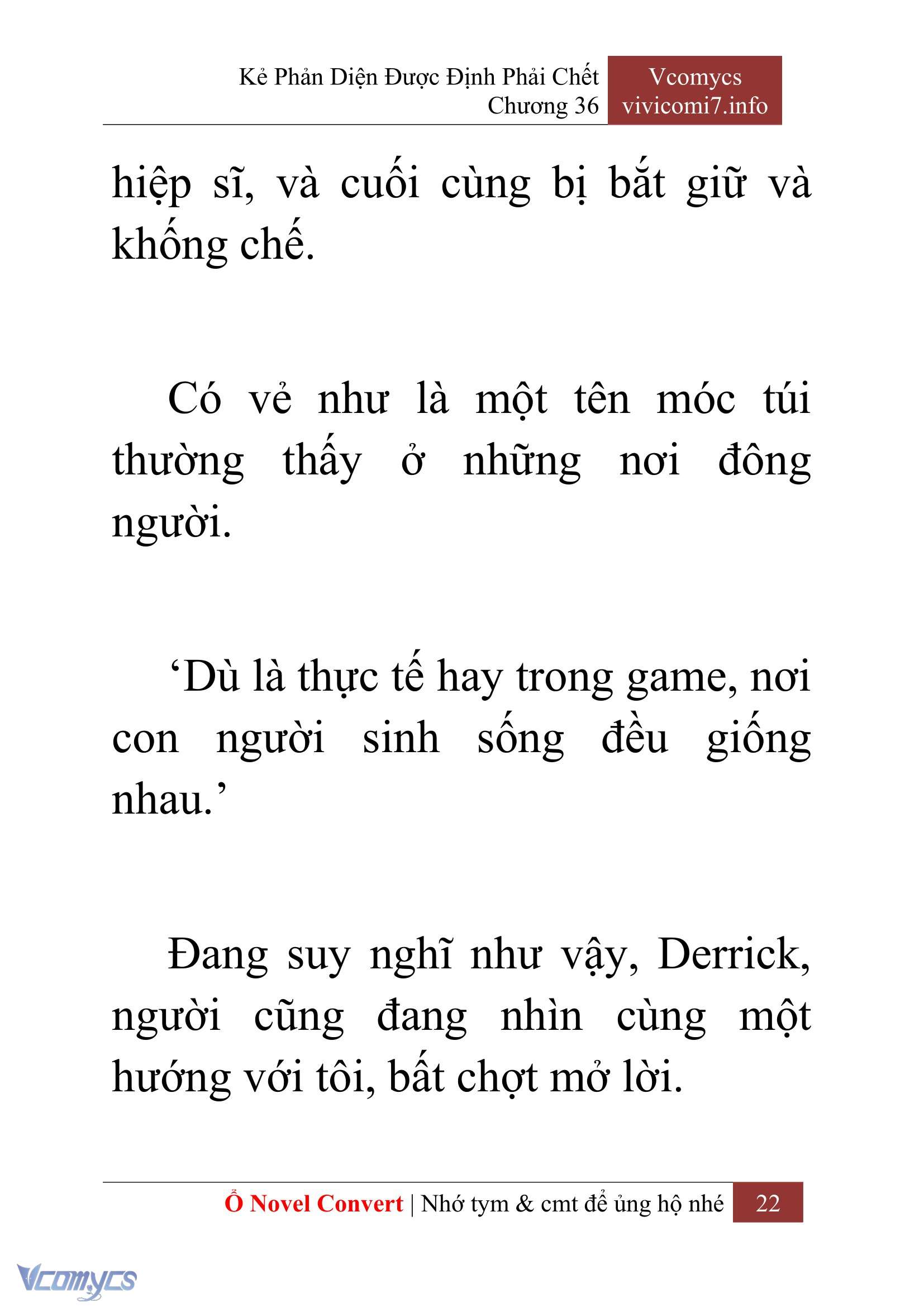 [Novel] Kẻ Phản Diện Được Định Phải Chết Chap 36 - Next Chap 37