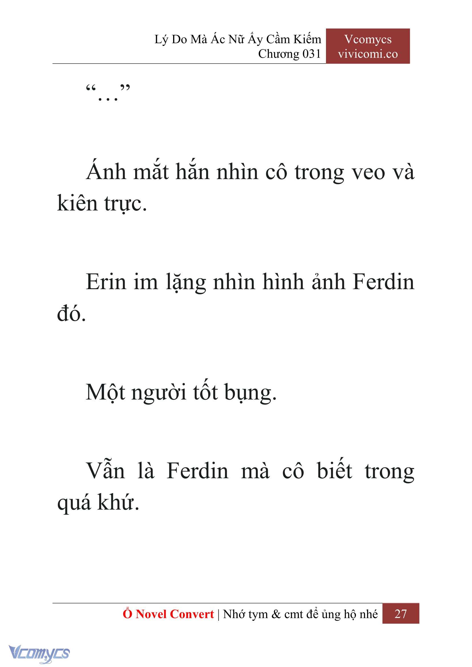 [Novel] Lý Do Mà Ác Nữ Ấy Cầm Kiếm Chap 31 - Next Chap 32