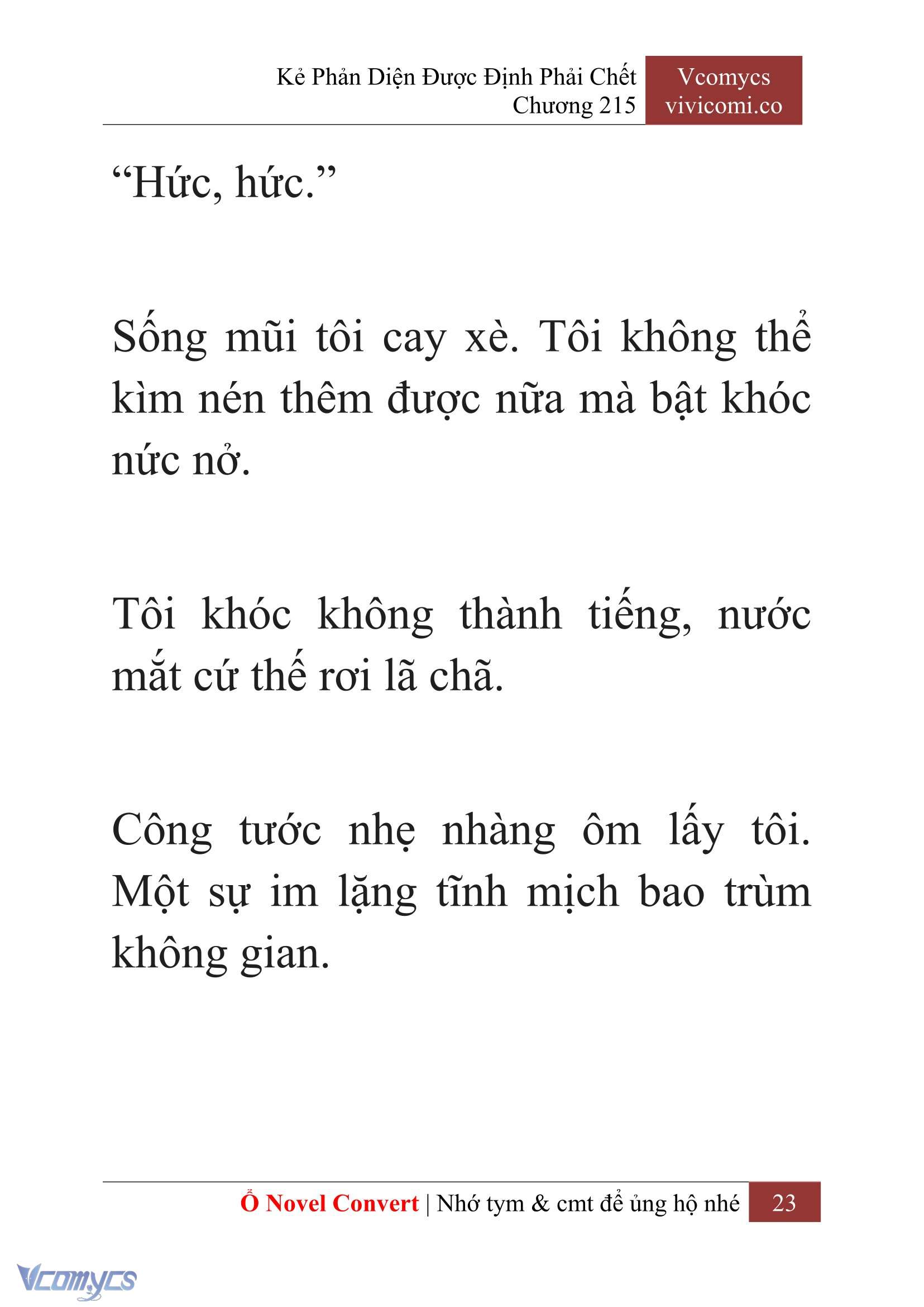 [Novel] Kẻ Phản Diện Được Định Phải Chết Chap 215 - Trang 2