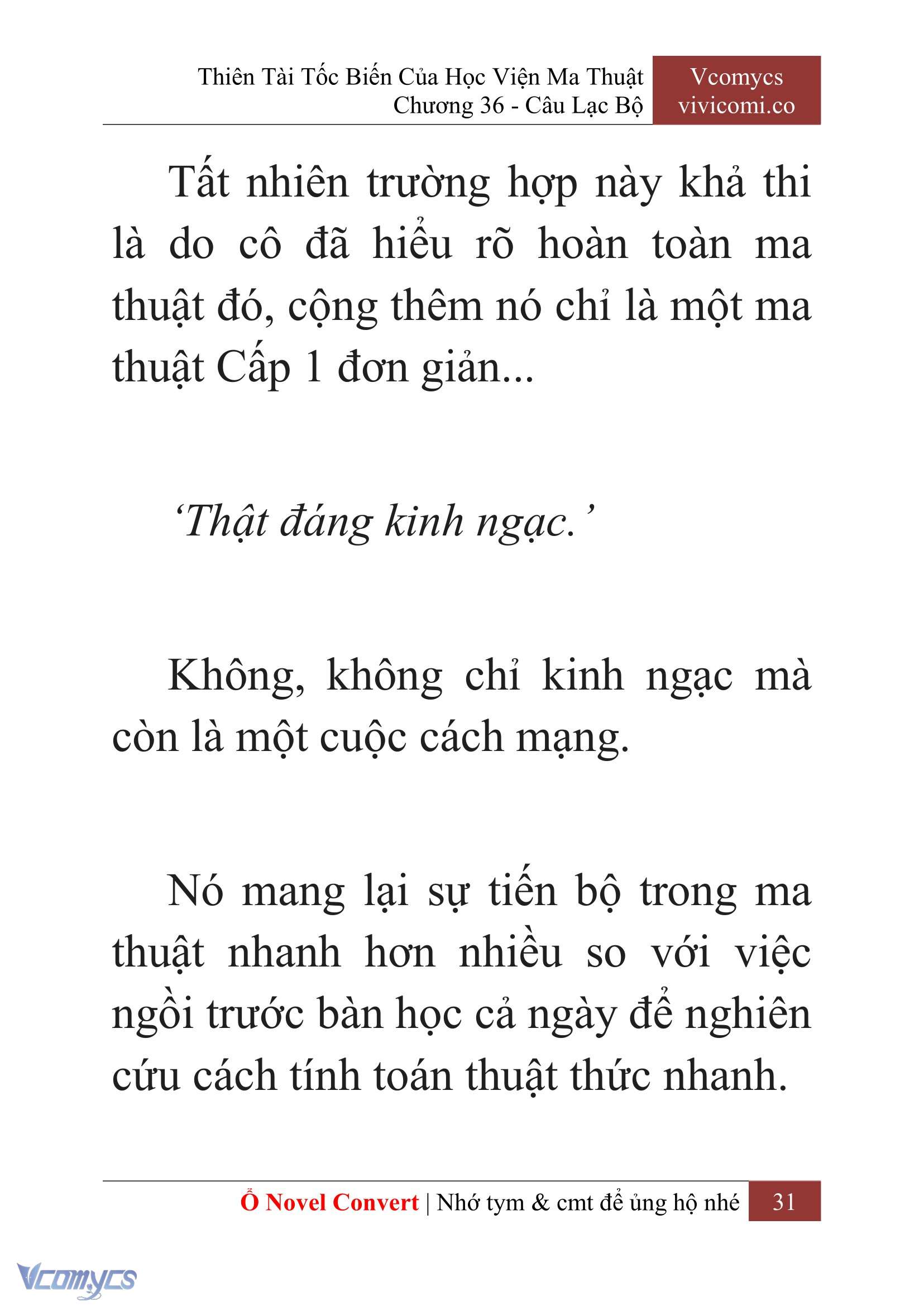 [Novel] Thiên Tài Tốc Biến Của Học Viện Ma Thuật Chap 36 - Trang 2