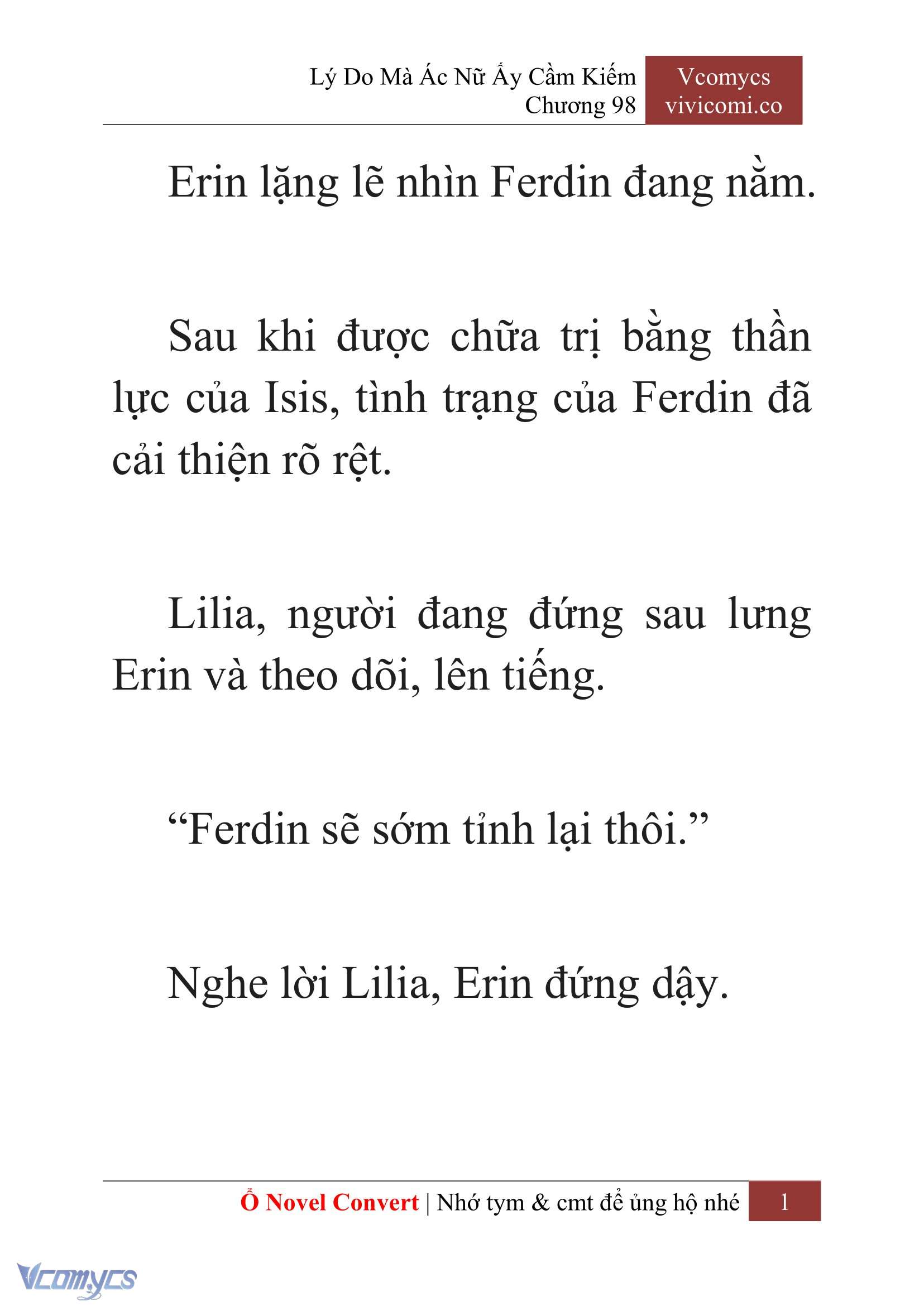 [Novel] Lý Do Mà Ác Nữ Ấy Cầm Kiếm Chap 98 - Next Chap 99