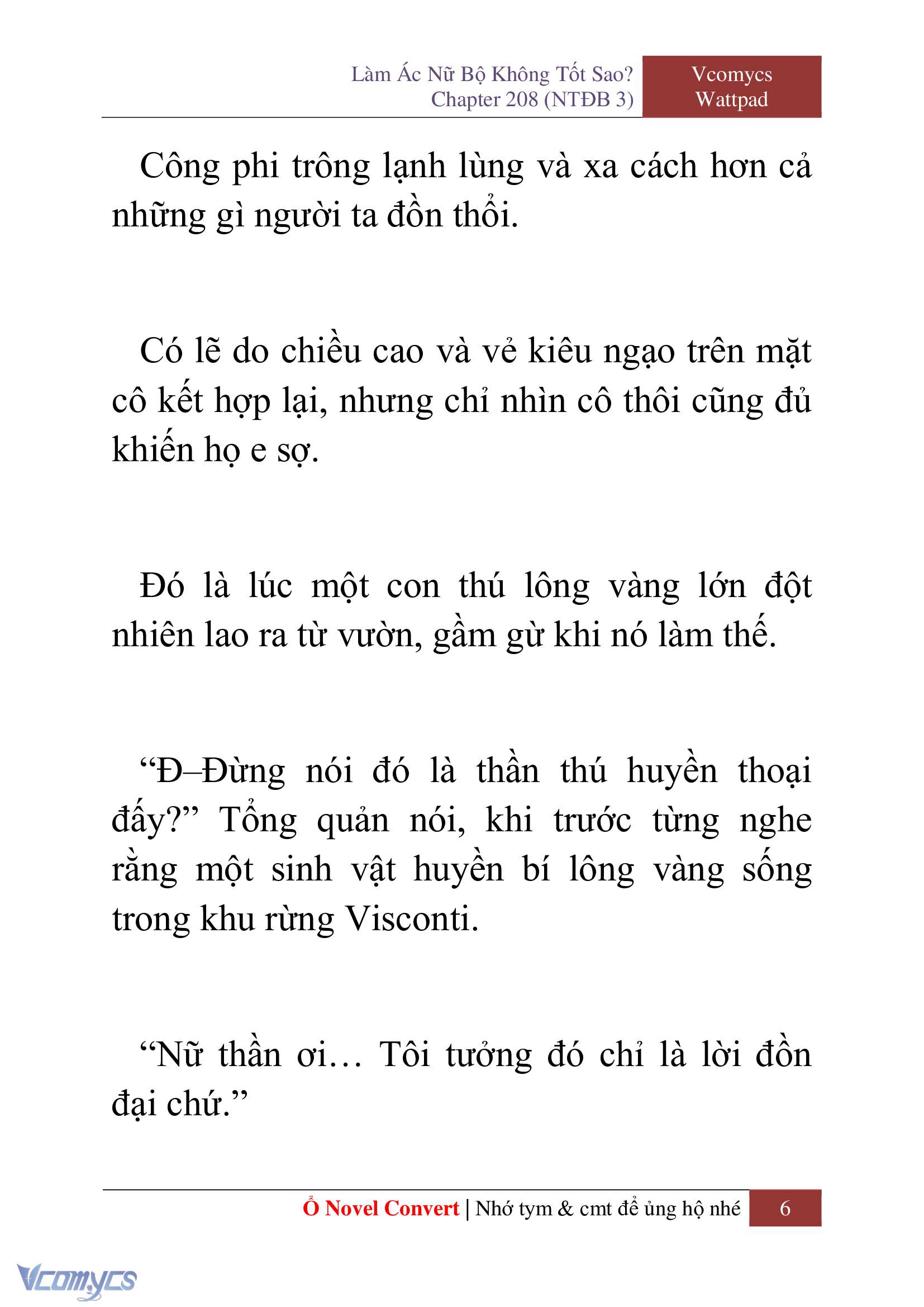 [Novel] Làm Ác Nữ Bộ Không Tốt Sao? Chap 208 - Trang 2