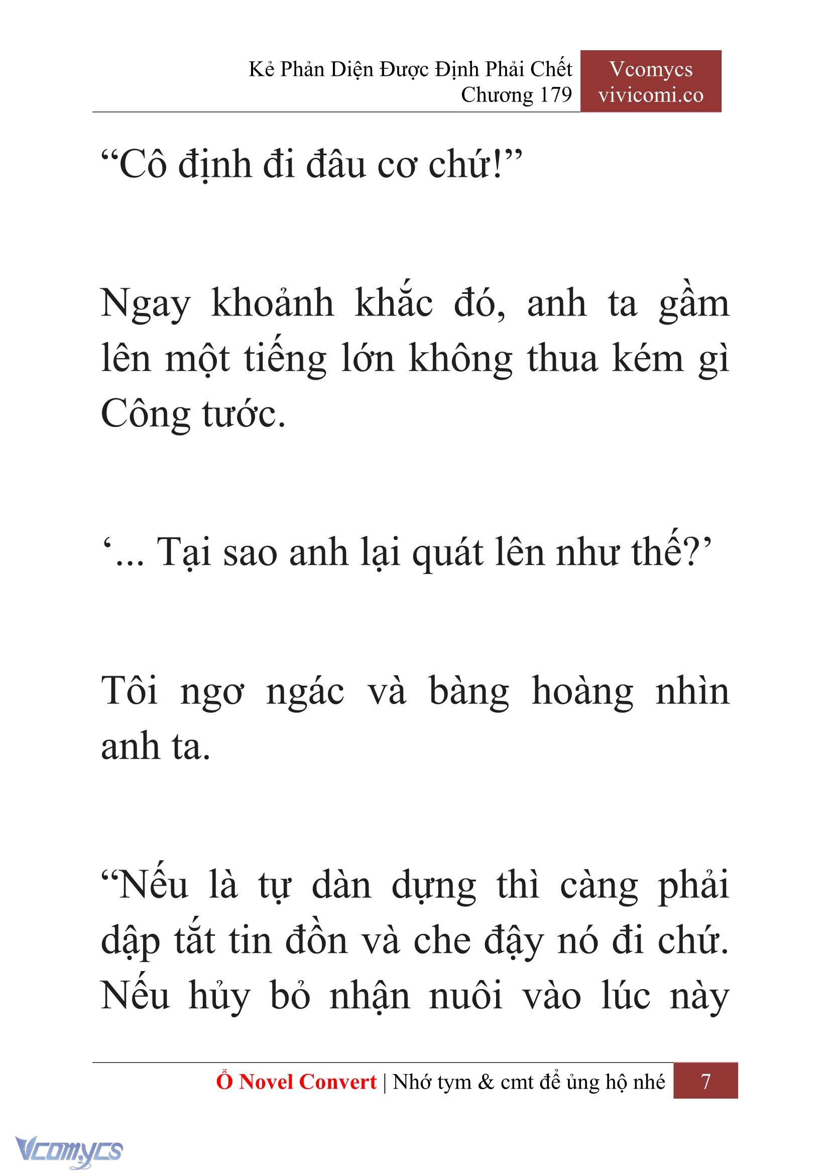 [Novel] Kẻ Phản Diện Được Định Phải Chết Chap 179 - Trang 2