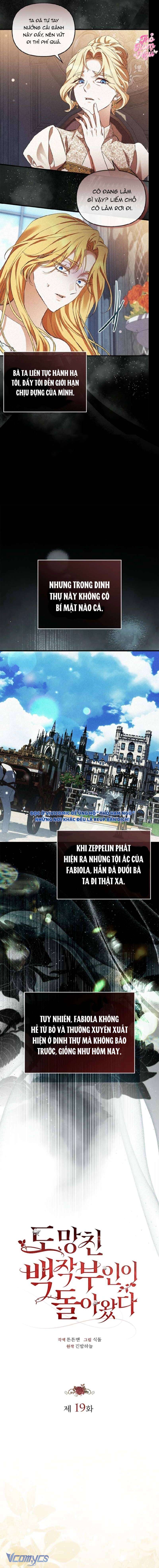 Nữ Bá Tước Bỏ Trốn Đã Quay Trở Lại Chap 19 - Trang 2