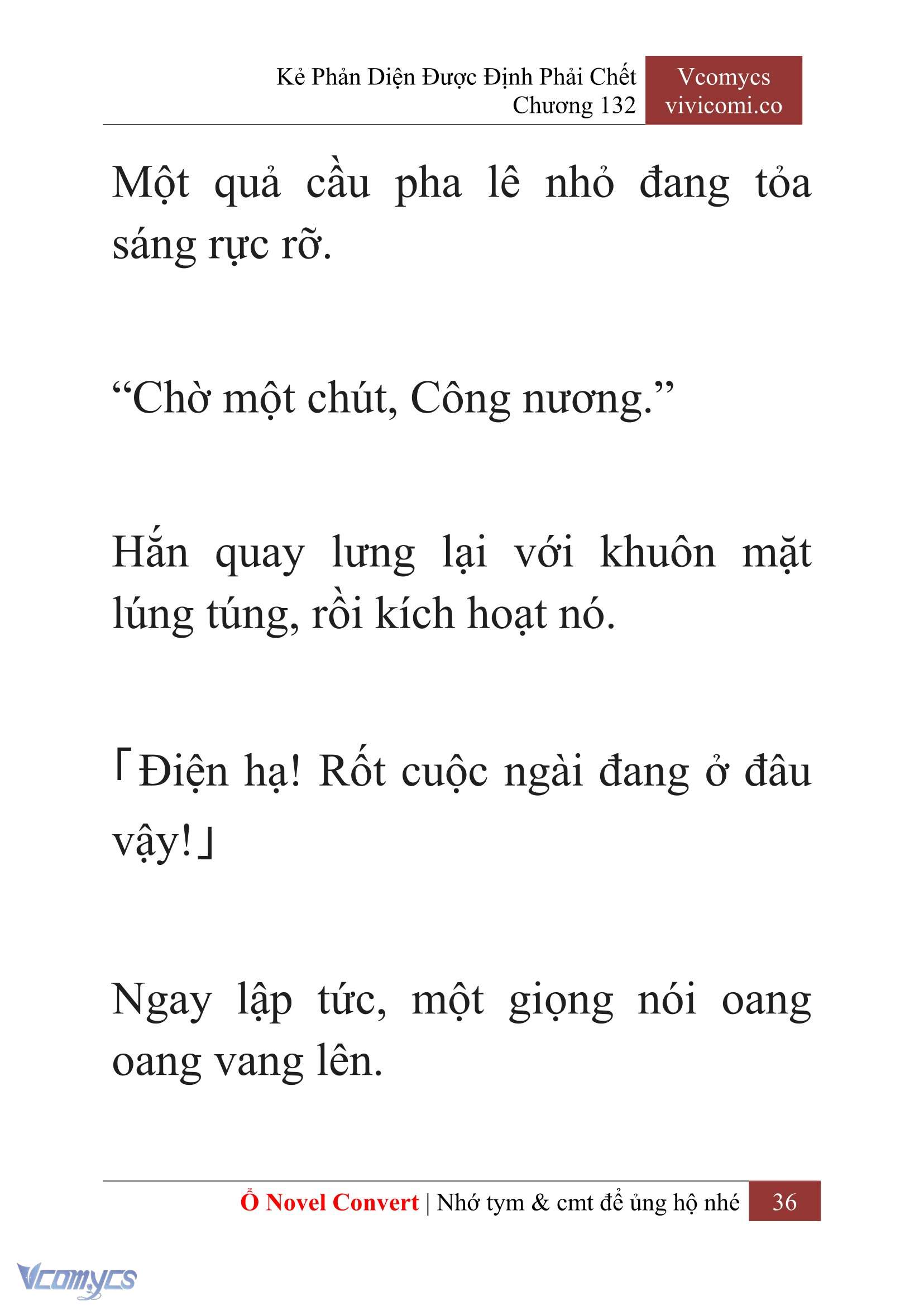 [Novel] Kẻ Phản Diện Được Định Phải Chết Chap 132 - Trang 2