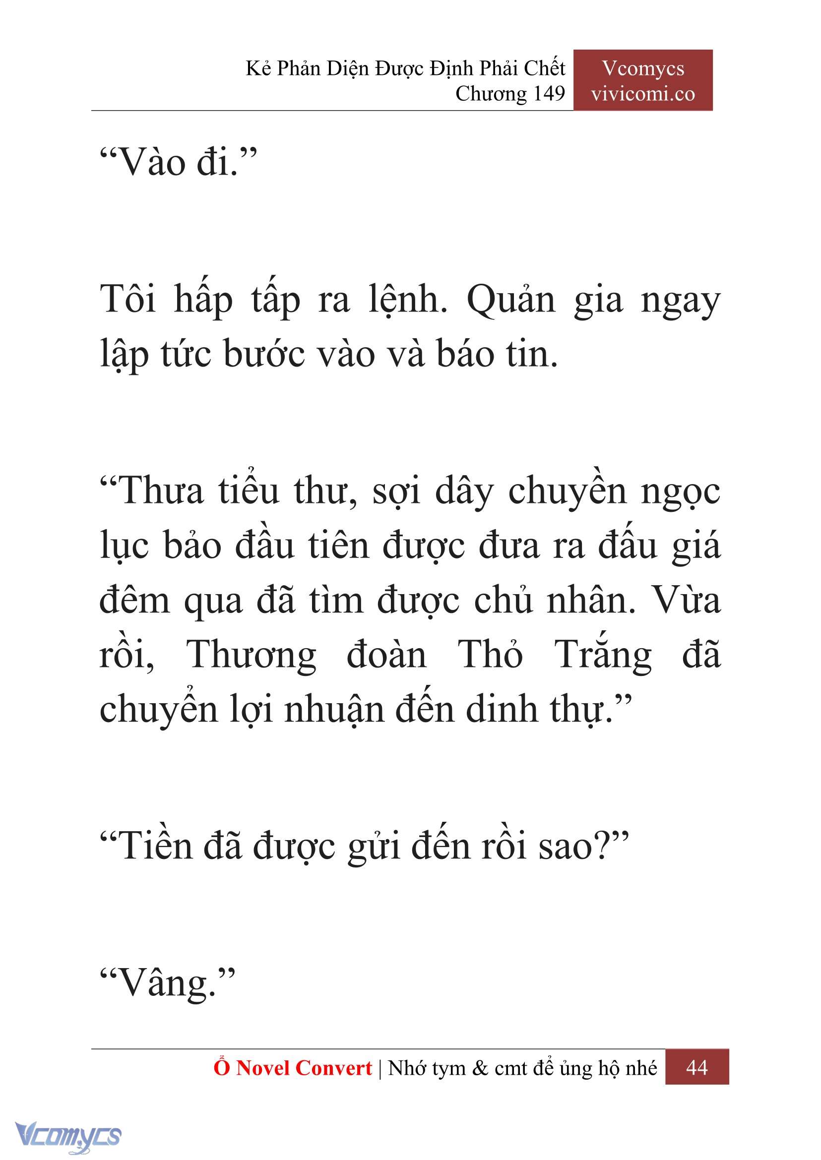 [Novel] Kẻ Phản Diện Được Định Phải Chết Chap 149 - Next Chap 150