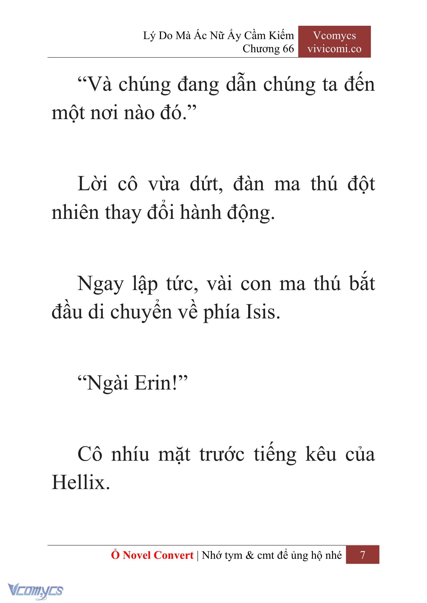 [Novel] Lý Do Mà Ác Nữ Ấy Cầm Kiếm Chap 66 - Next Chap 67