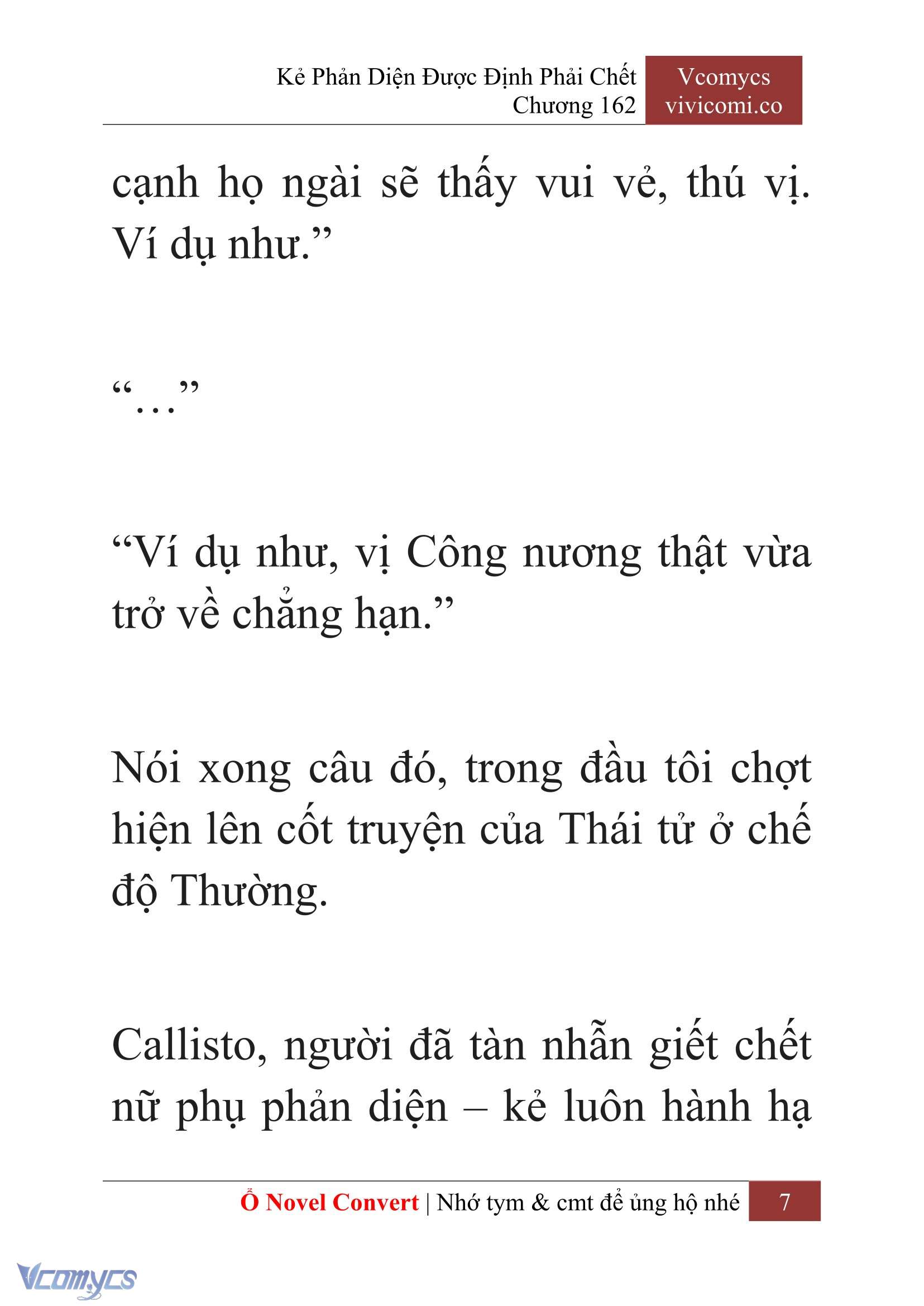[Novel] Kẻ Phản Diện Được Định Phải Chết Chap 162 - Next Chap 163