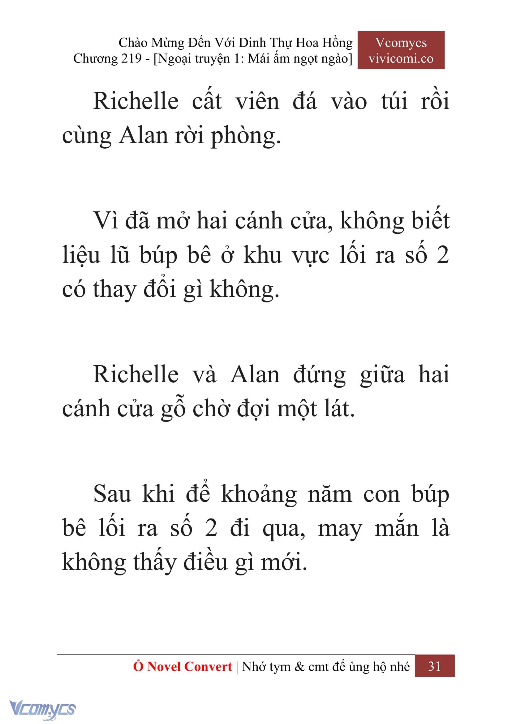 [Novel] Chào Mừng Đến Với Dinh Thự Hoa Hồng Chap 219 - Trang 2