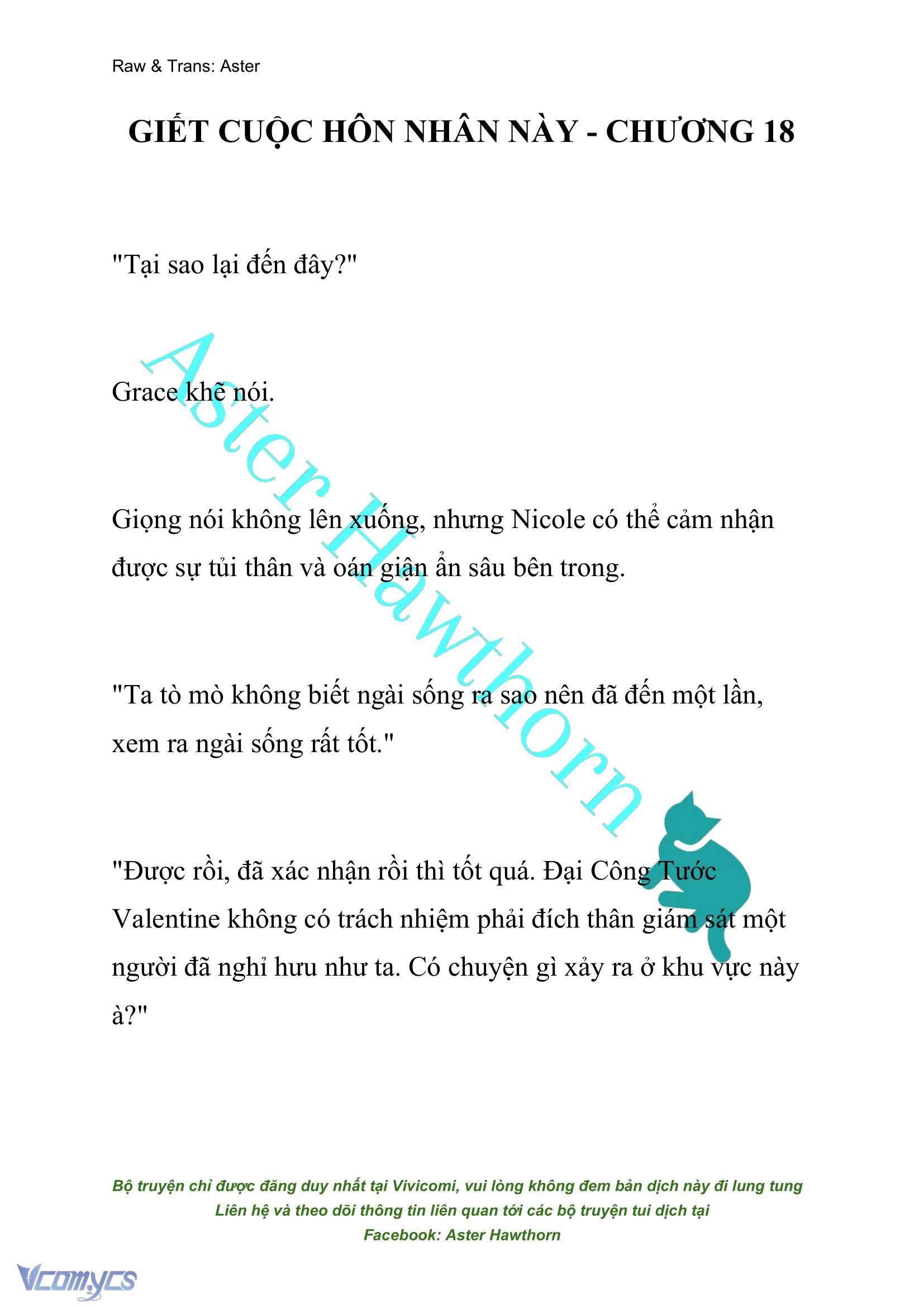 [NOVEL] Giết Cuộc Hôn Nhân Này Chap 18 - Trang 2