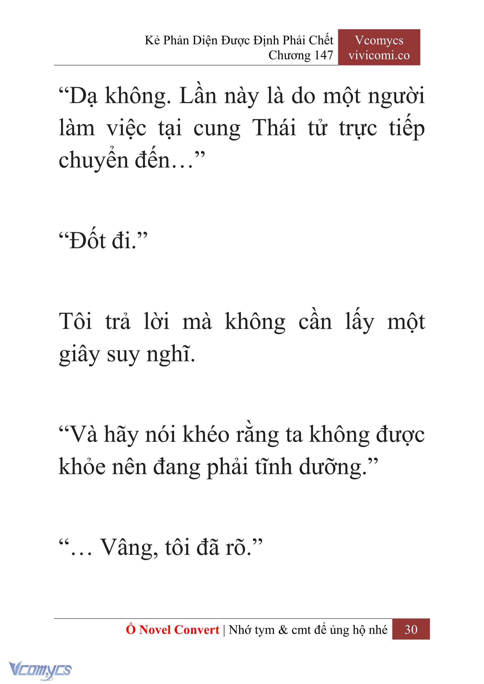 [Novel] Kẻ Phản Diện Được Định Phải Chết Chap 147 - Trang 2