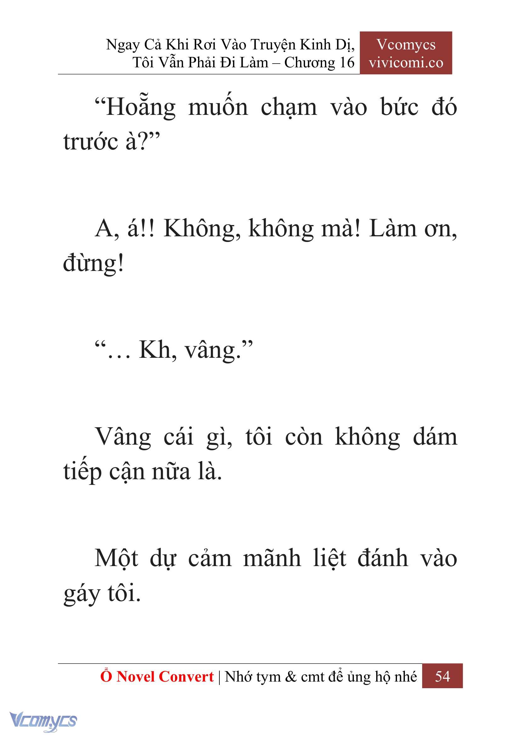 [Novel] Ngay Cả Khi Rơi Vào Truyện Kinh Dị, Tôi Vẫn Phải Đi Làm Chap 16 - Trang 2