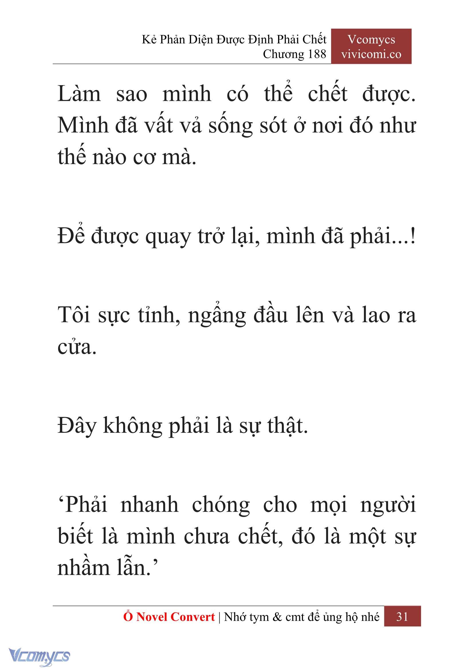 [Novel] Kẻ Phản Diện Được Định Phải Chết Chap 188 - Trang 2