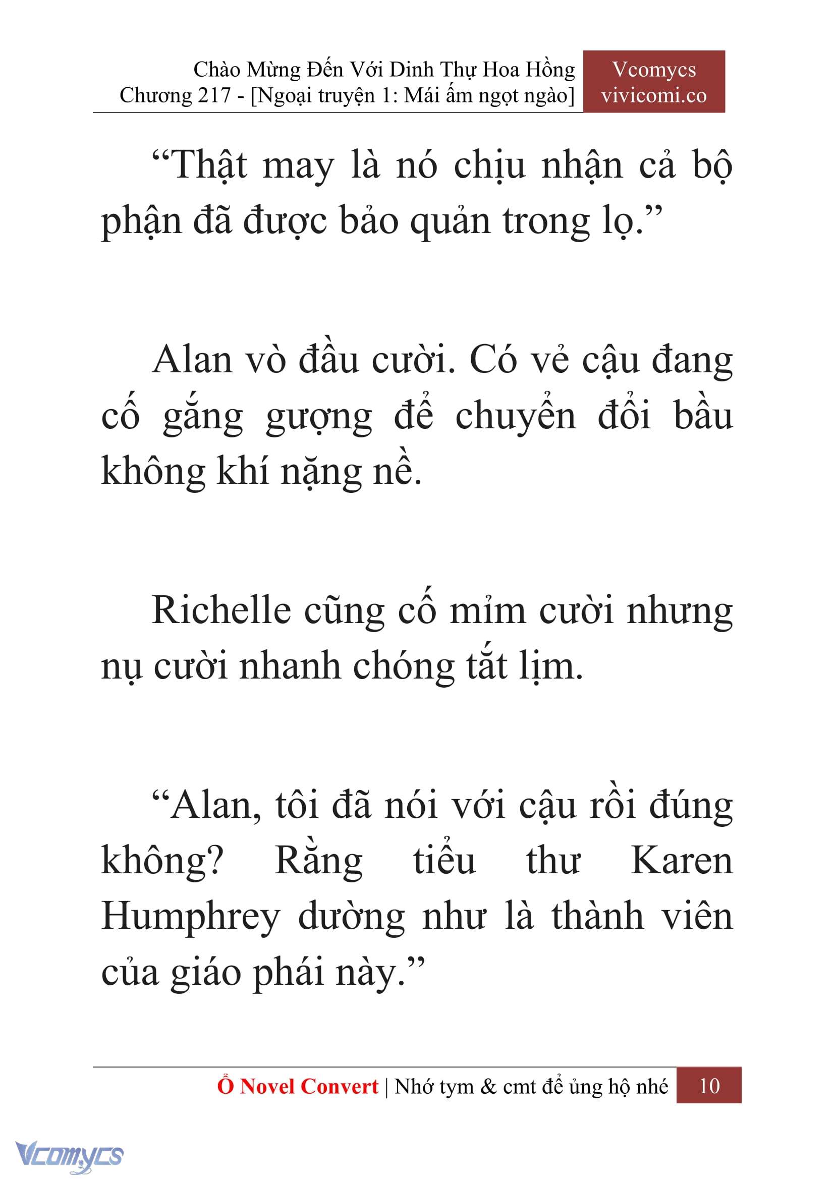 [Novel] Chào Mừng Đến Với Dinh Thự Hoa Hồng Chap 217 - Trang 2