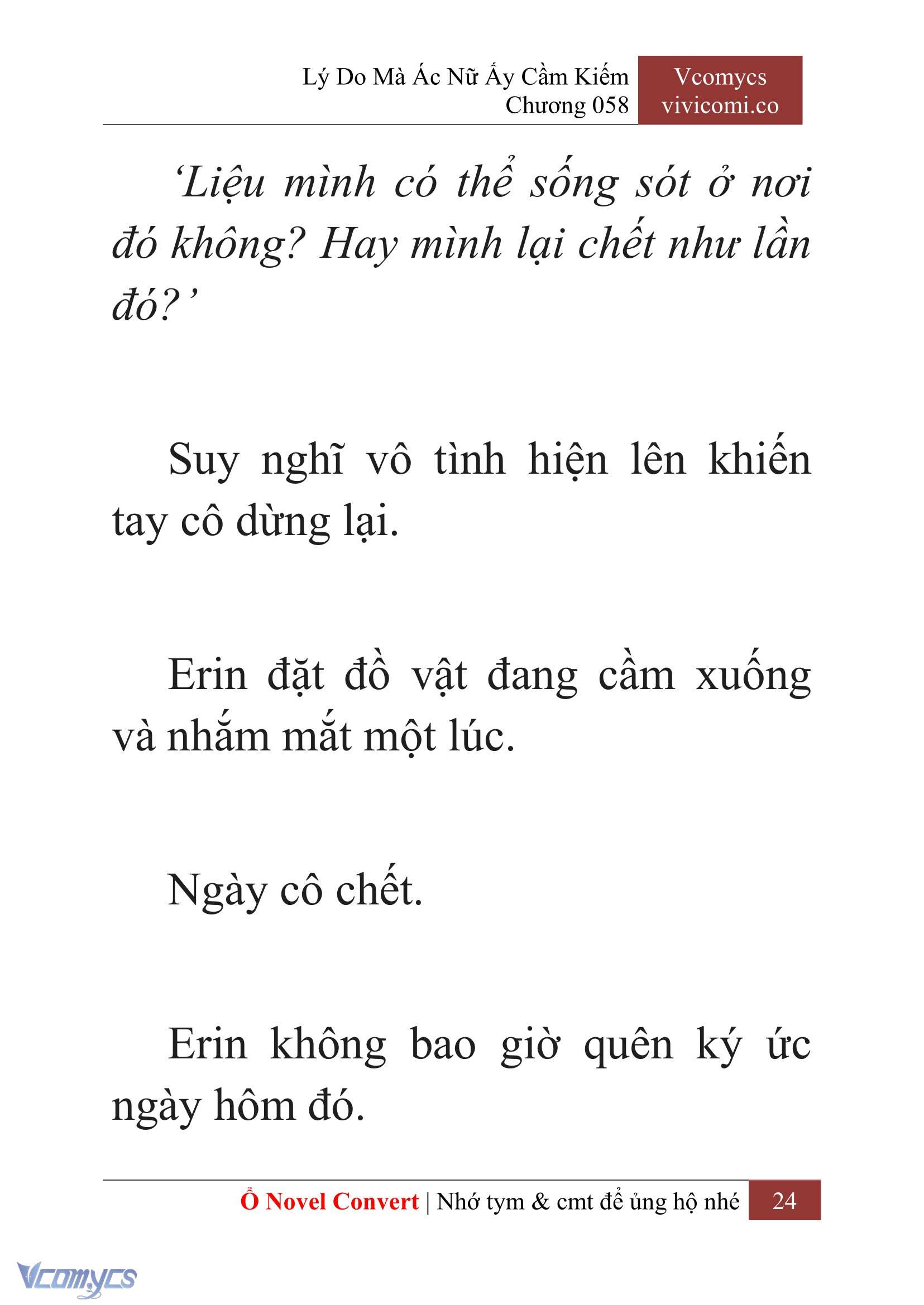 [Novel] Lý Do Mà Ác Nữ Ấy Cầm Kiếm Chap 58 - Next Chap 59