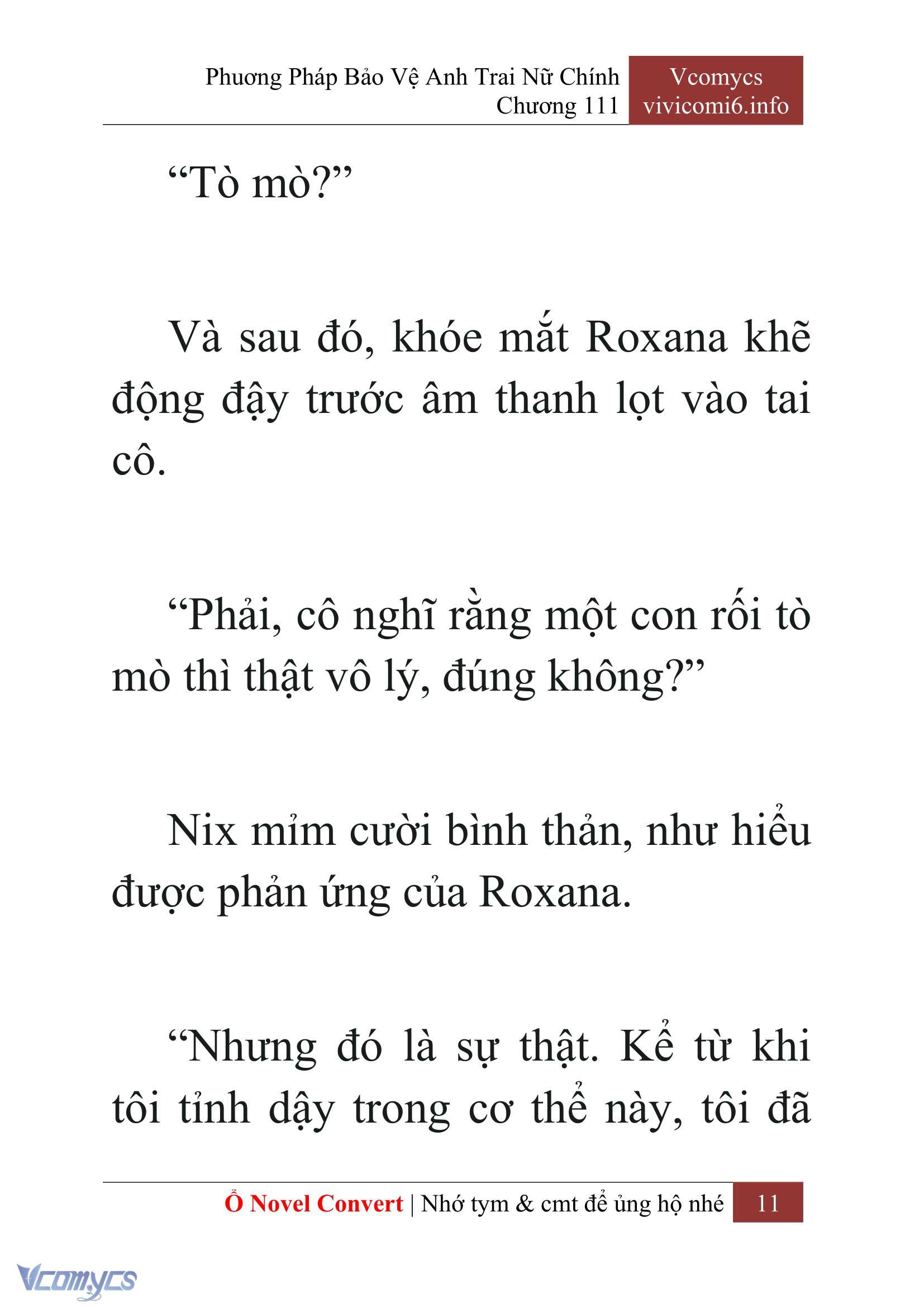 [Novel] Phương Pháp Bảo Vệ Anh Trai Nữ Chính Chap 111 - Trang 2