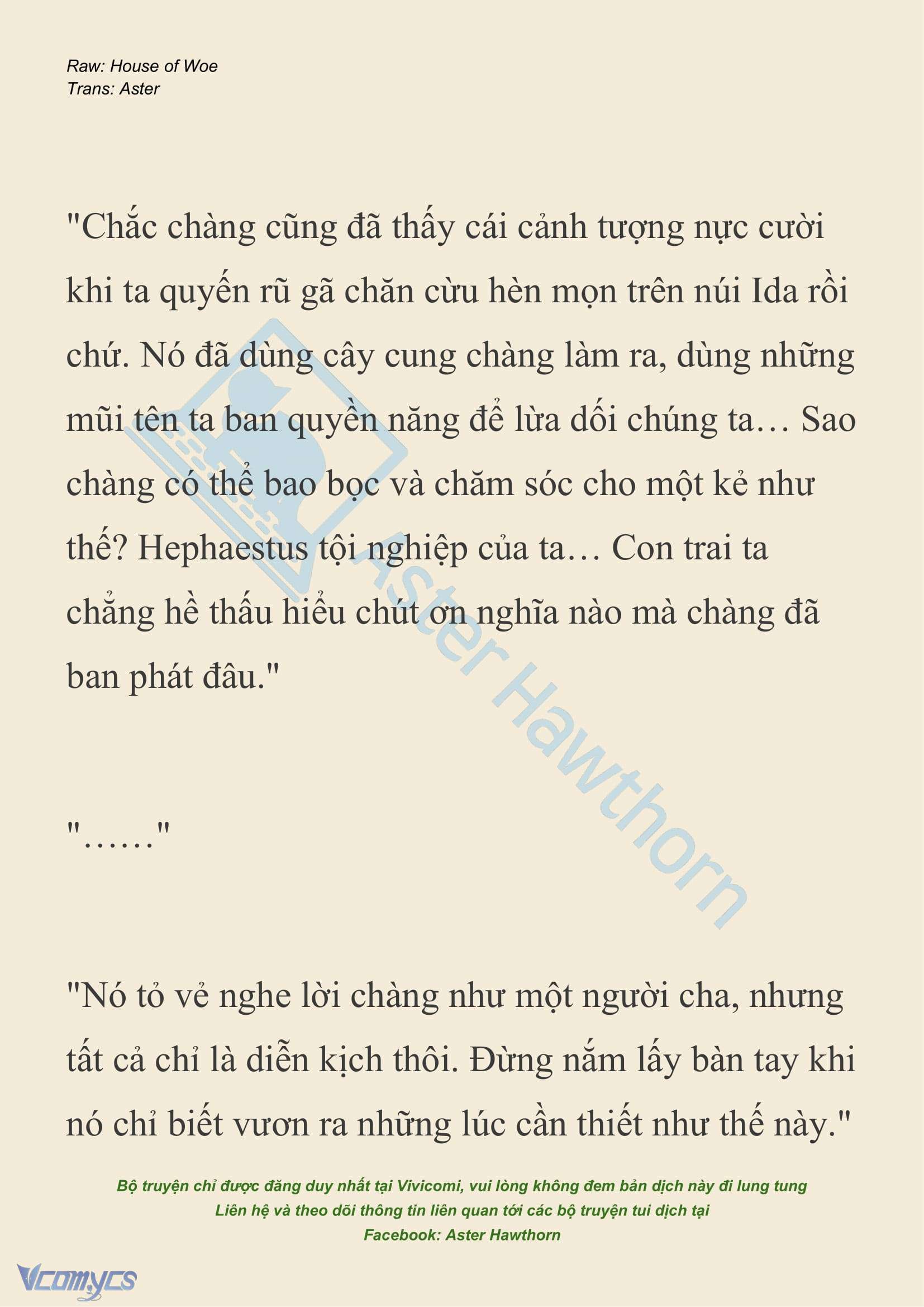 [NOVEL] Dành Cho Các Nữ Thần: Dành cho Psyche Chap 37 - Trang 2