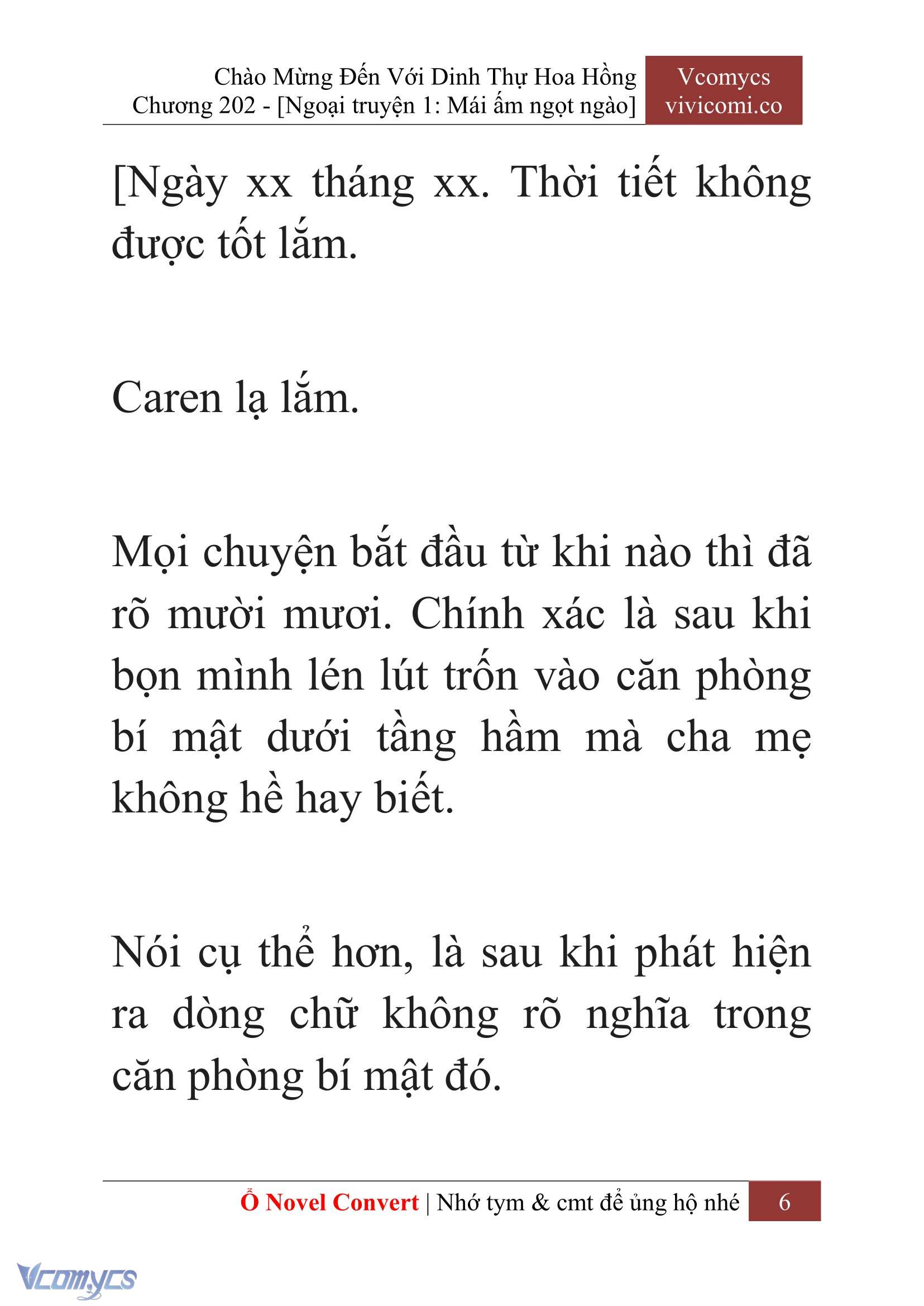 [Novel] Chào Mừng Đến Với Dinh Thự Hoa Hồng Chap 202 - Next Chap 203
