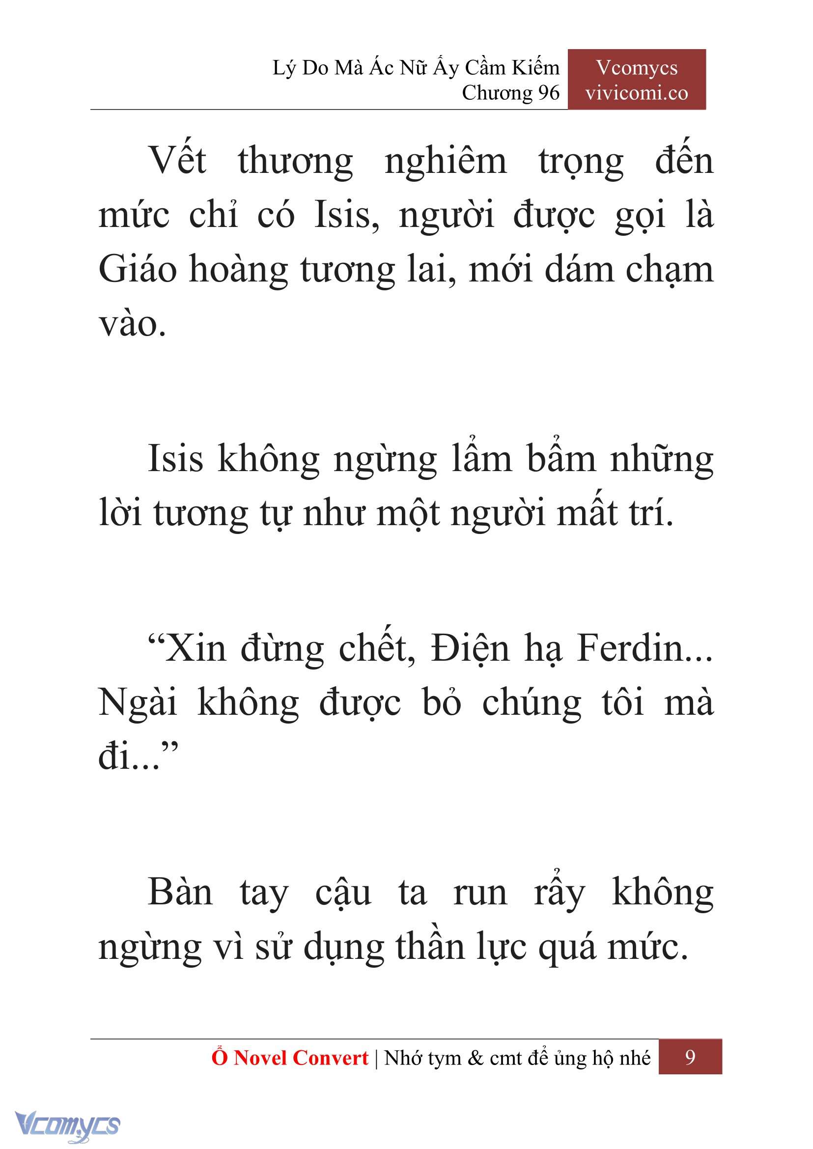 [Novel] Lý Do Mà Ác Nữ Ấy Cầm Kiếm Chap 96 - Next Chap 97