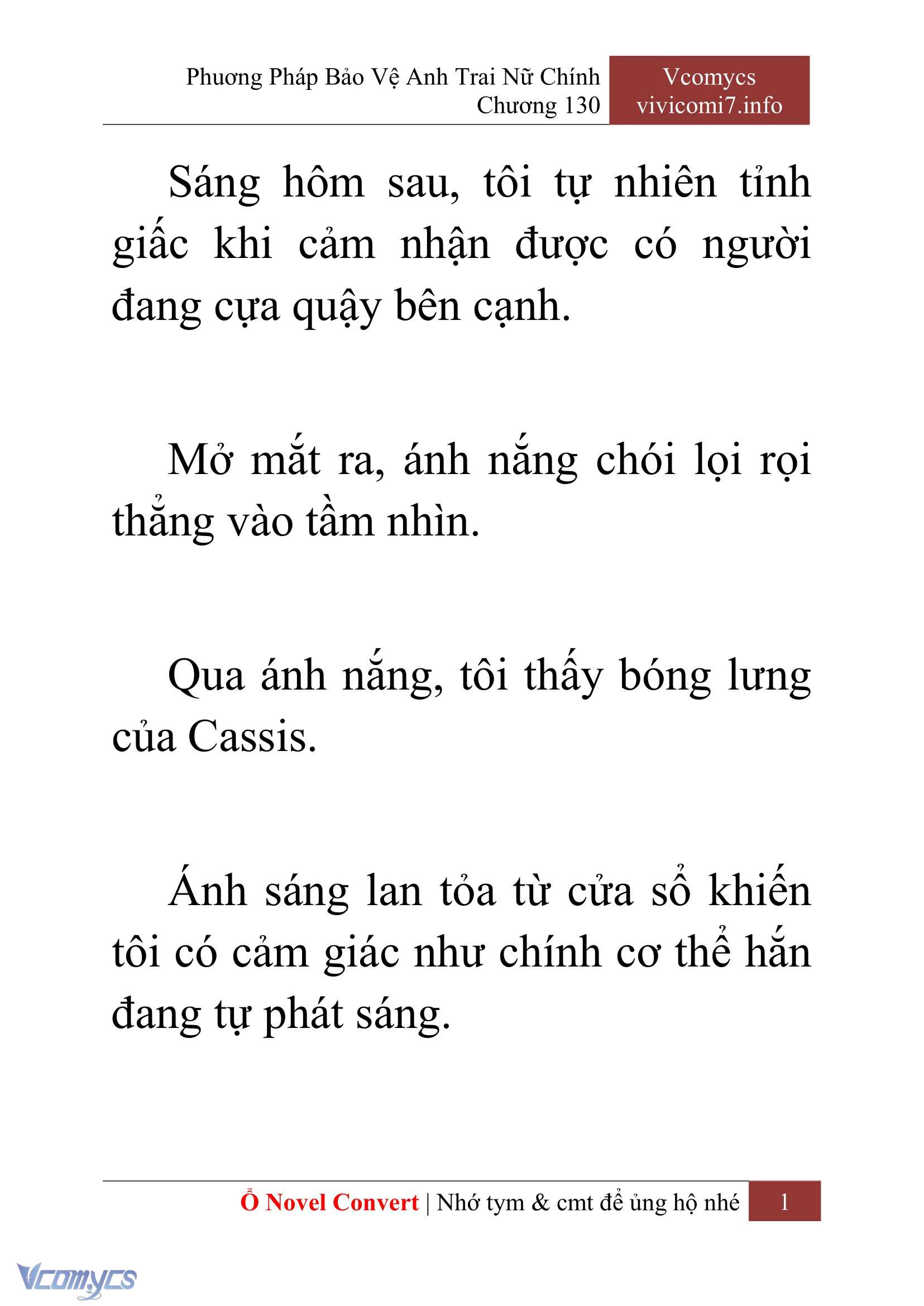 [Novel] Phương Pháp Bảo Vệ Anh Trai Nữ Chính Chap 130 - Next Chap 131