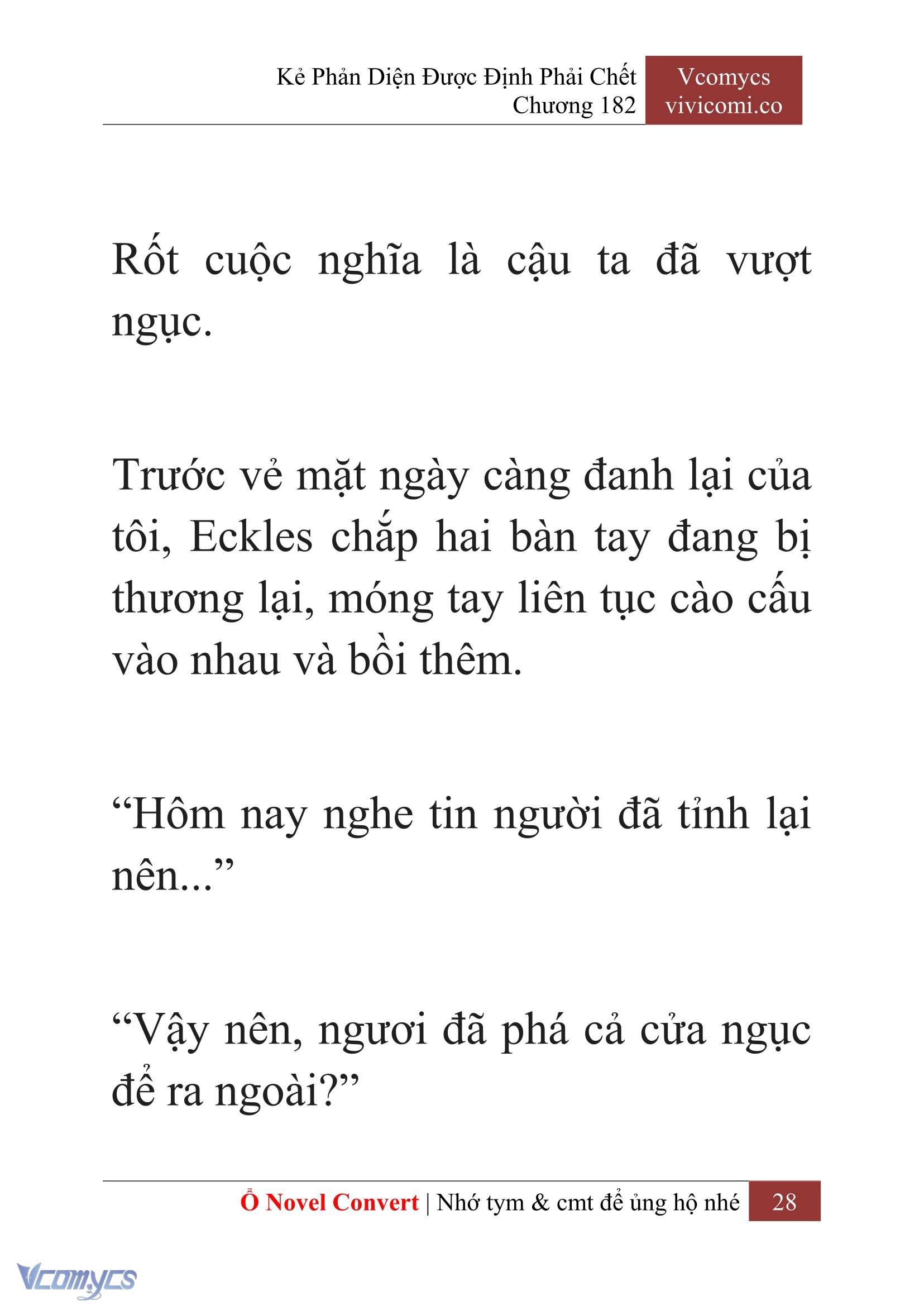 [Novel] Kẻ Phản Diện Được Định Phải Chết Chap 182 - Trang 2