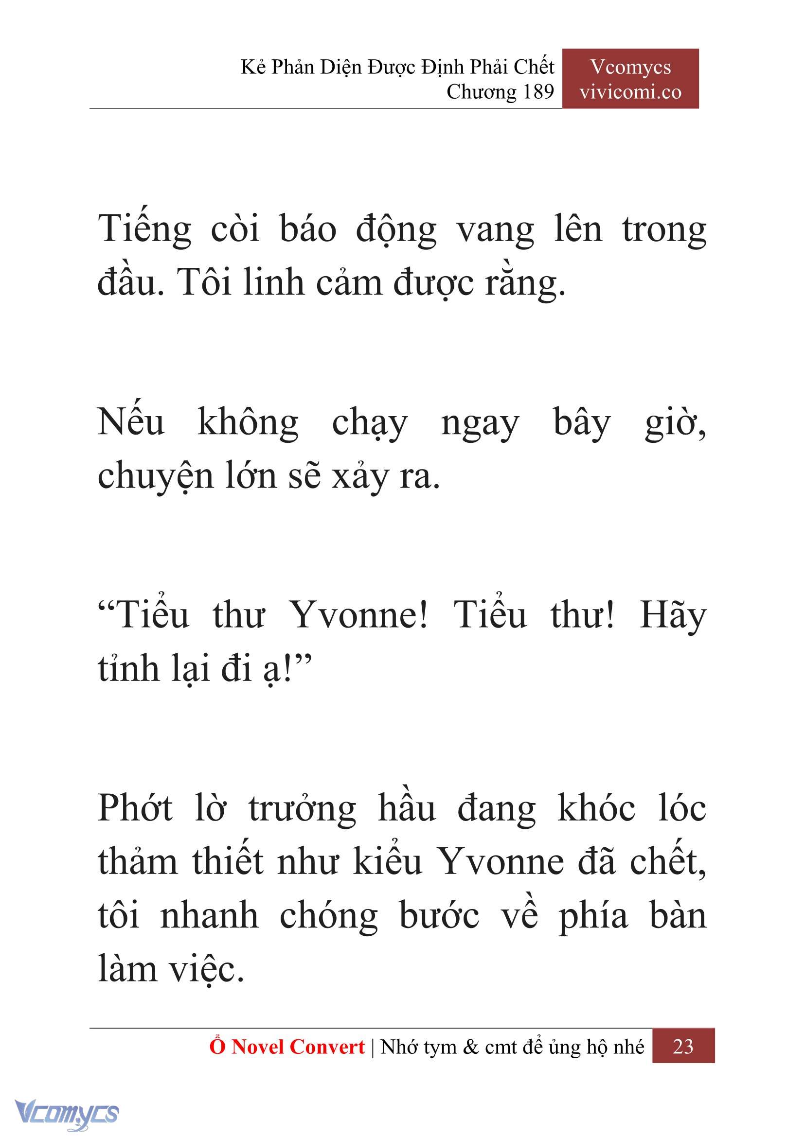 [Novel] Kẻ Phản Diện Được Định Phải Chết Chap 189 - Trang 2