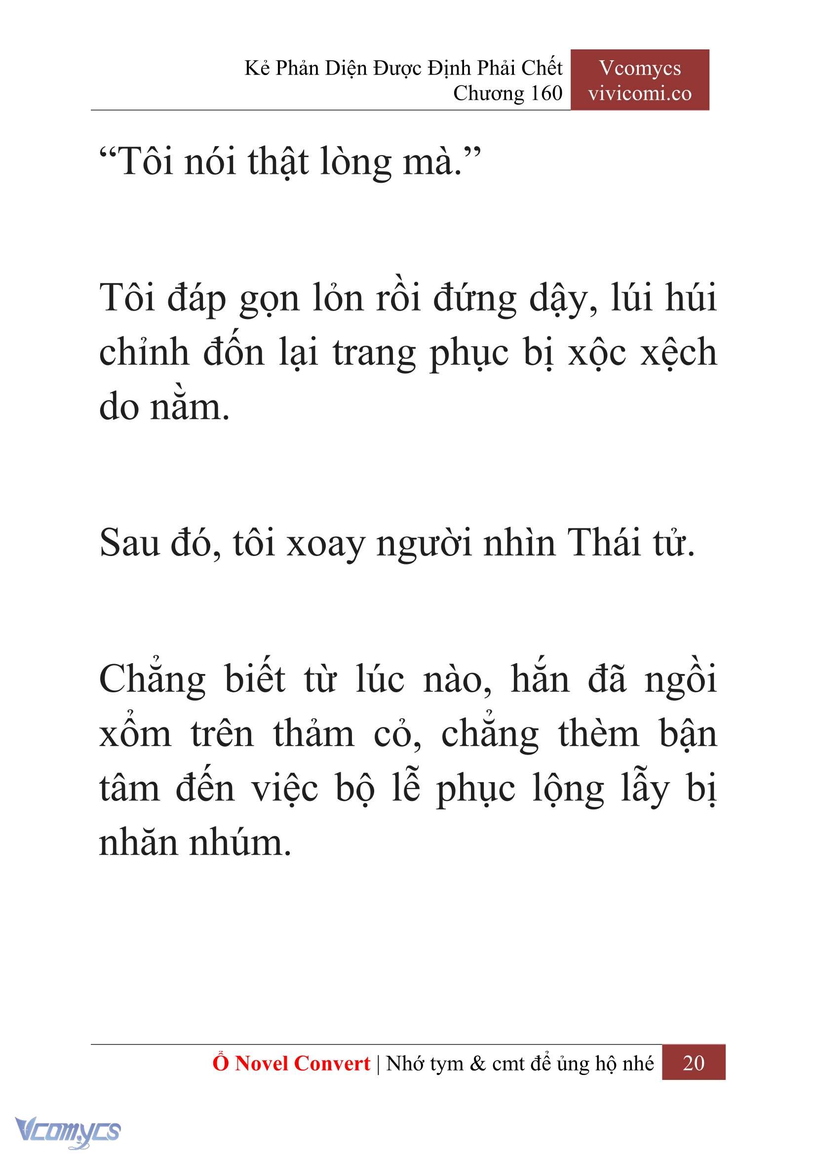 [Novel] Kẻ Phản Diện Được Định Phải Chết Chap 160 - Trang 2