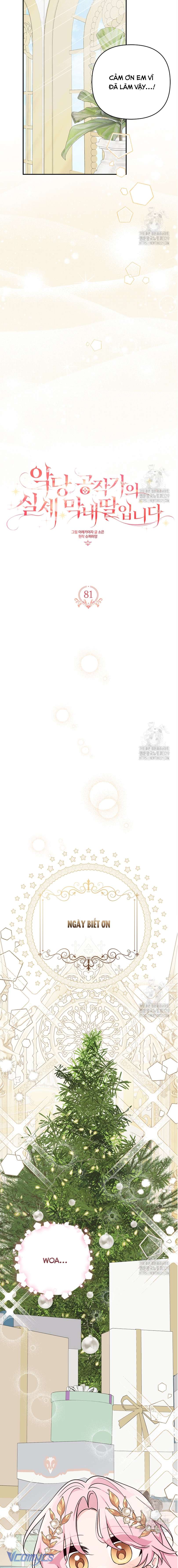 Tôi đã trở thành con gái út của công tước phản diện Chapter 81 - Next Chapter 82