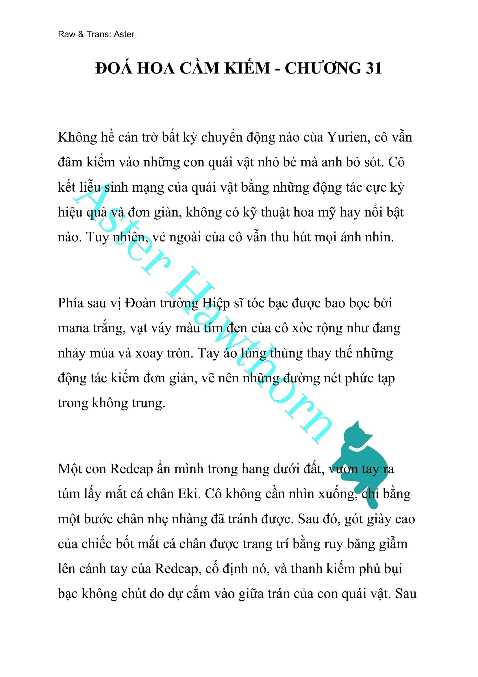 [NOVEL] Đóa Hoa Cầm Kiếm Chap 31 - Trang 2