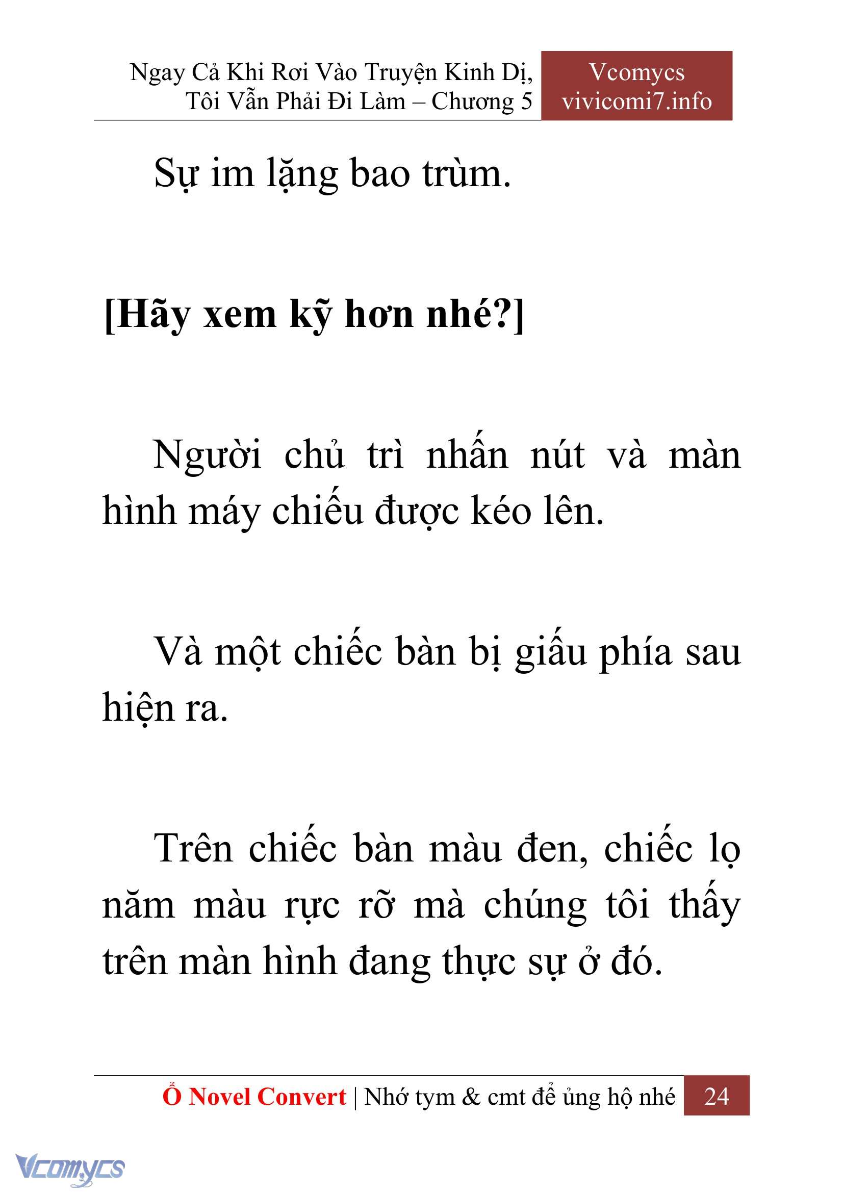 [Novel] Ngay Cả Khi Rơi Vào Truyện Kinh Dị, Tôi Vẫn Phải Đi Làm Chap 5 - Trang 2