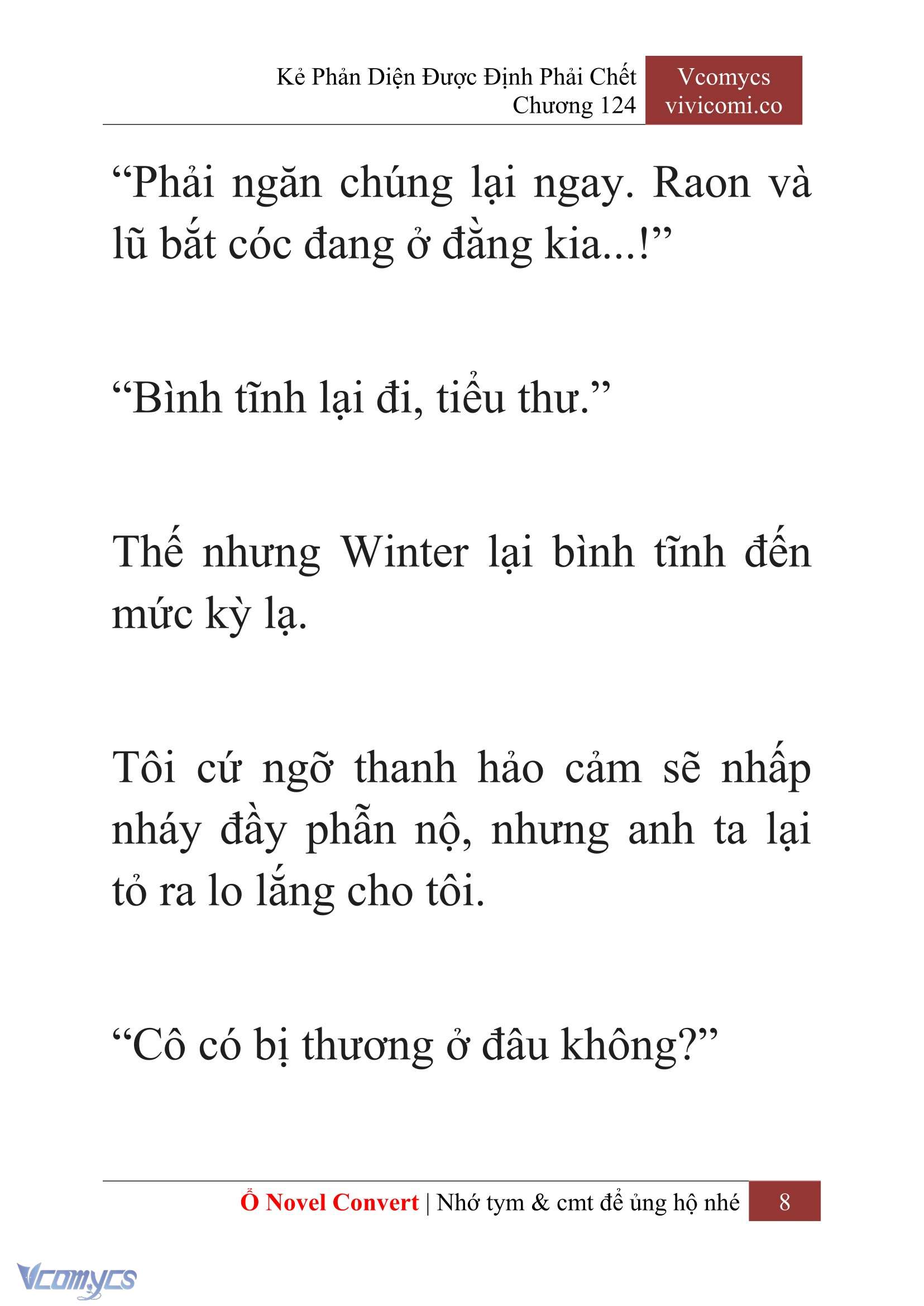 [Novel] Kẻ Phản Diện Được Định Phải Chết Chap 124 - Trang 2