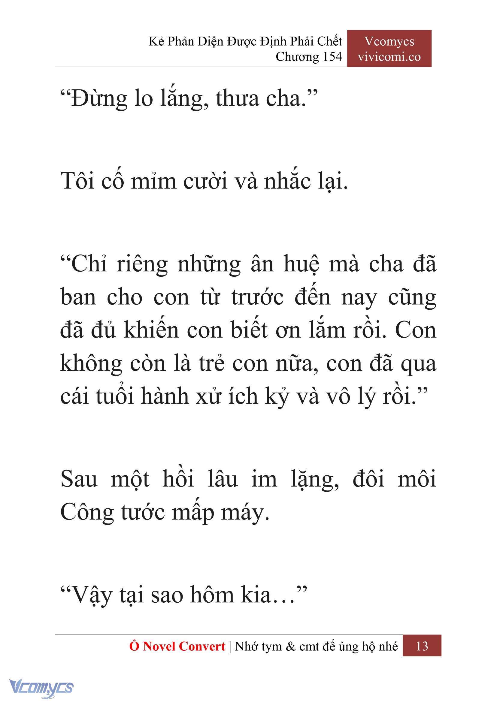 [Novel] Kẻ Phản Diện Được Định Phải Chết Chap 154 - Trang 2
