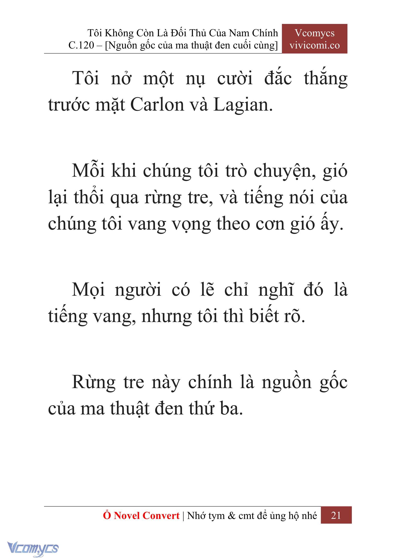 [Novel] Tôi Không Còn Là Đối Thủ Của Nam Chính Chap 120 - Trang 2
