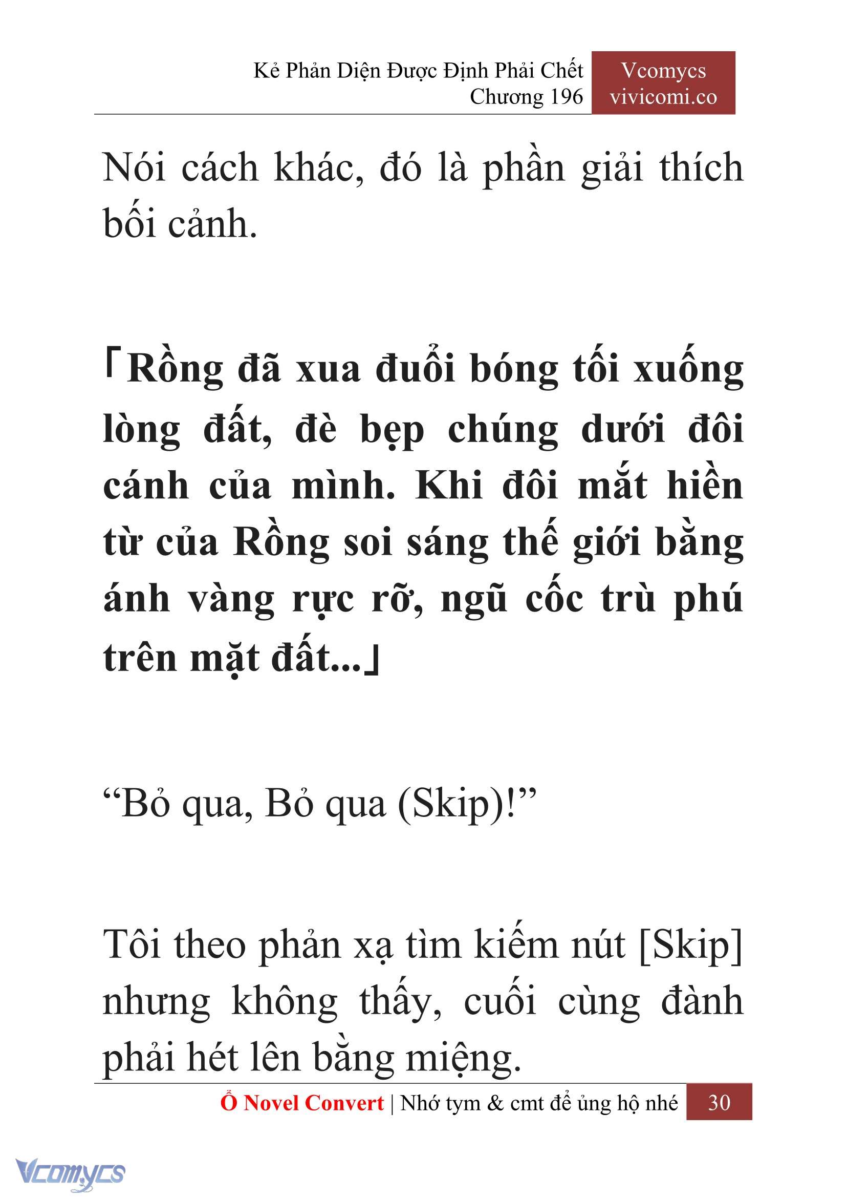 [Novel] Kẻ Phản Diện Được Định Phải Chết Chap 196 - Trang 2